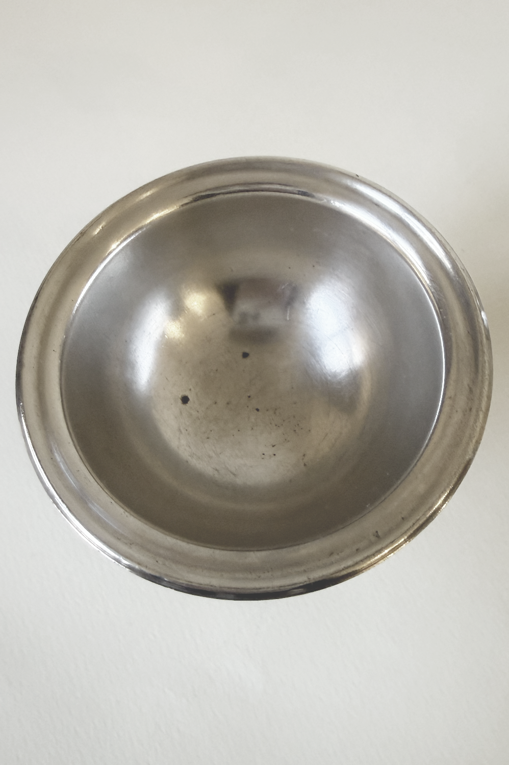 Vintage 銀色合金高腳杯/燭台