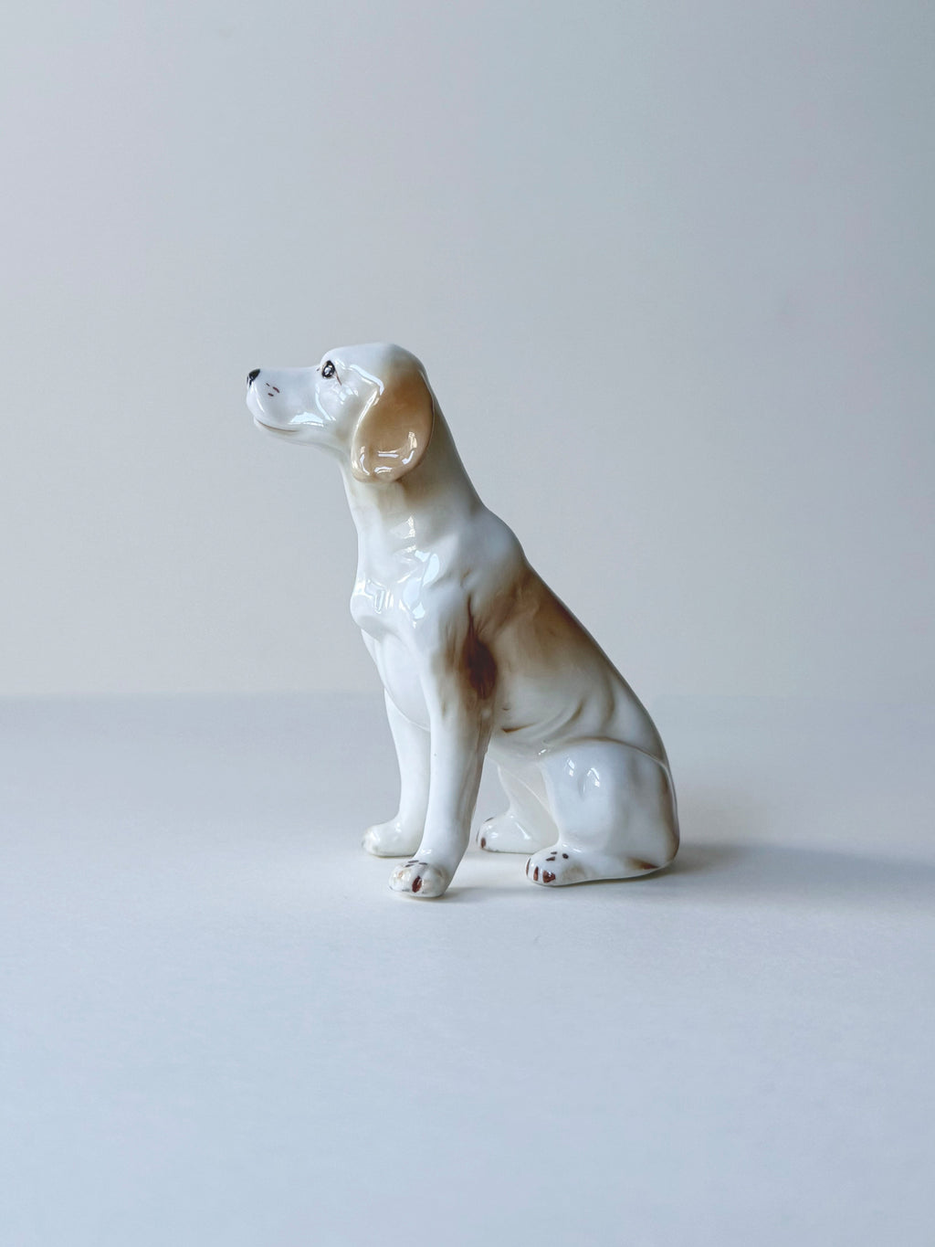 Vintage ceramic figurine｜陶瓷聰明狗狗