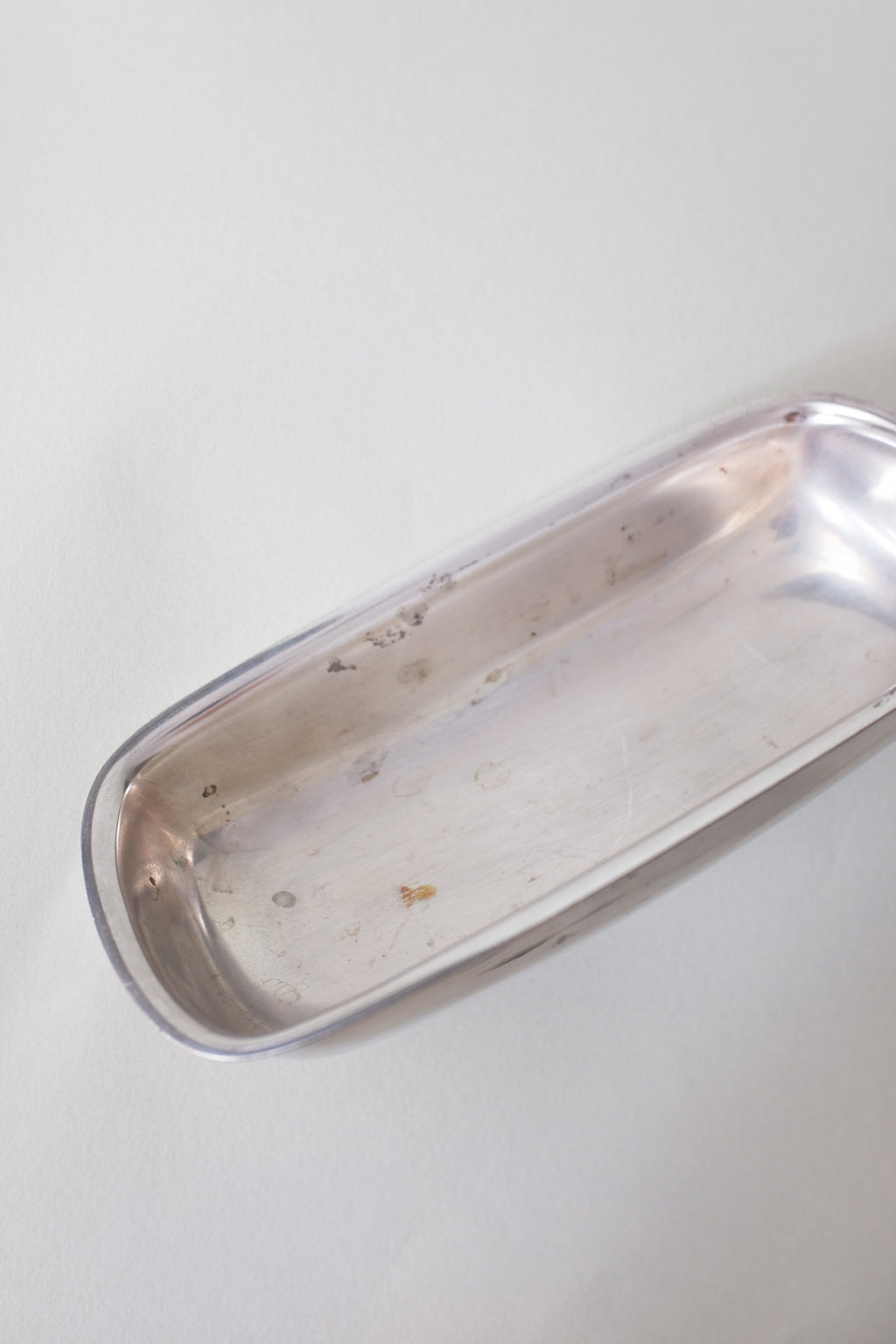 Vintage 鍍銀蓋式繩紋邊盤