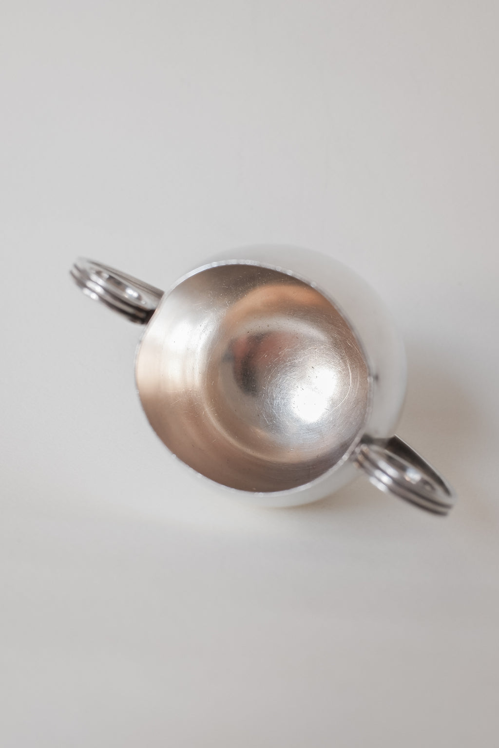 Vintage Art Deco風格雙耳鍍銀器