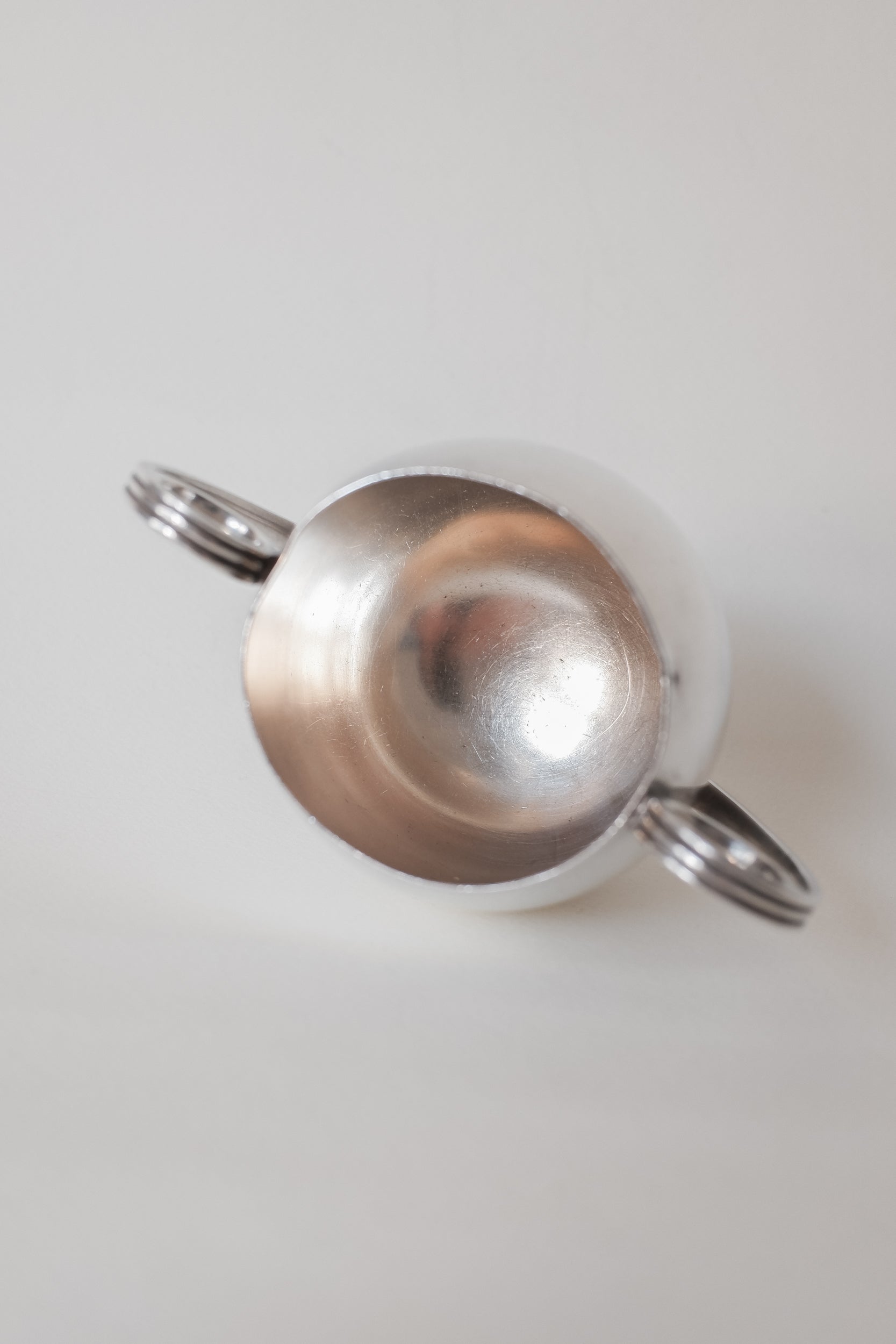 Vintage Art Deco風格雙耳鍍銀器