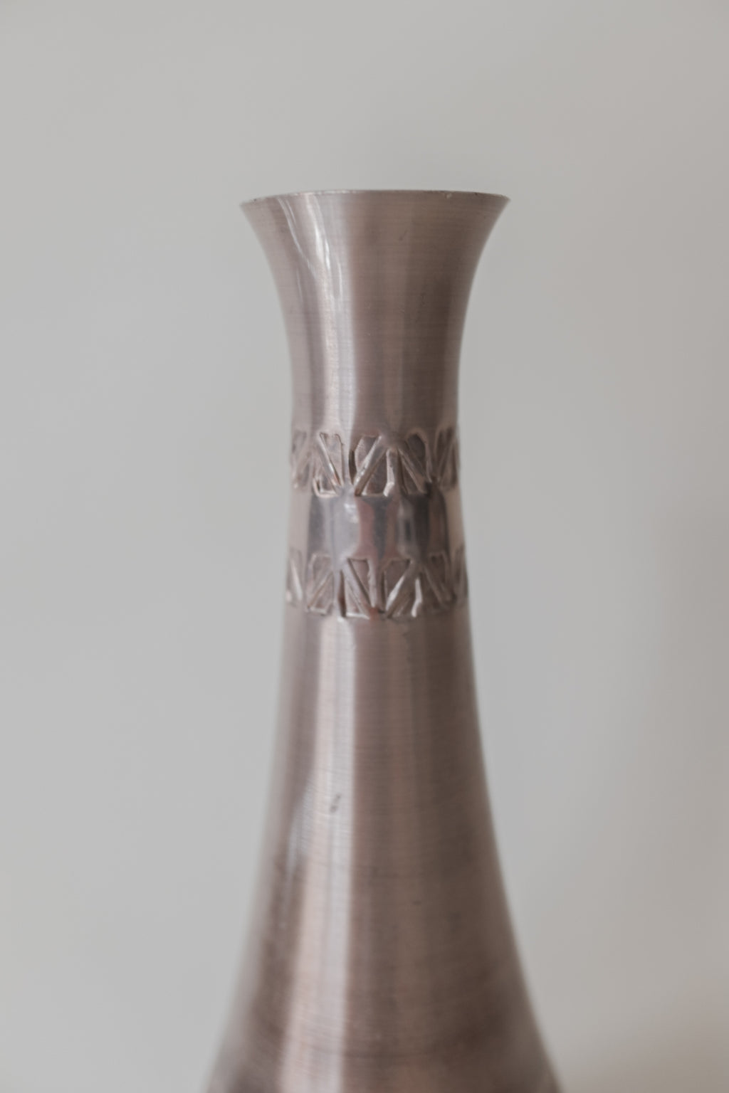 Vintage 雕紋鍍銀花器