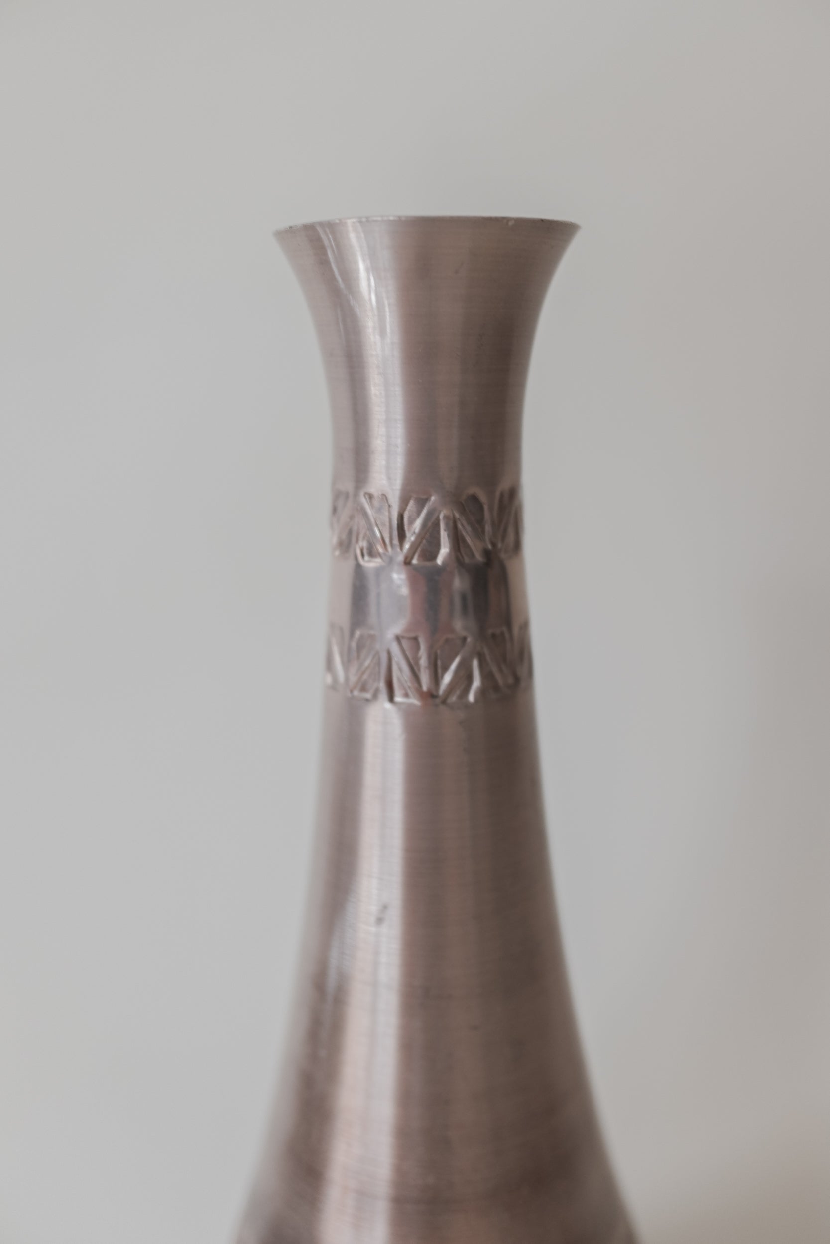 Vintage 雕紋鍍銀花器