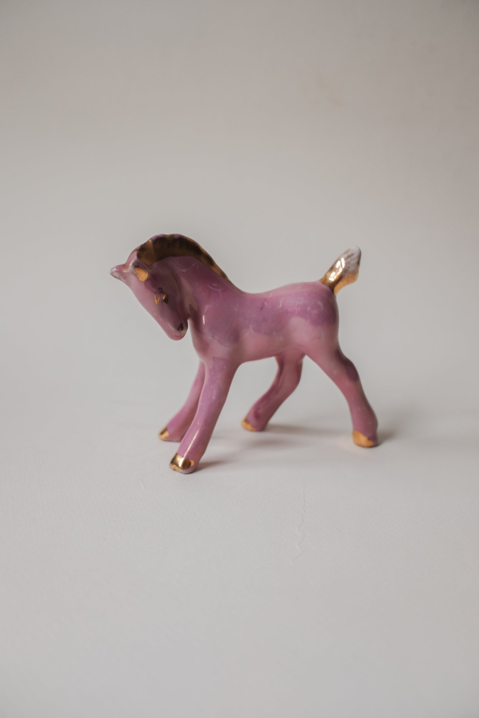 Vintage 陶瓷馬擺飾 — Fairy