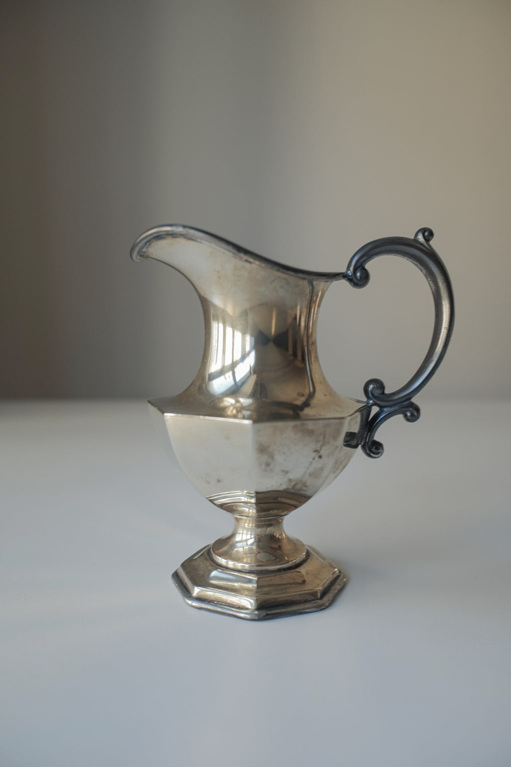 Vintage 稜面鍍銀花器