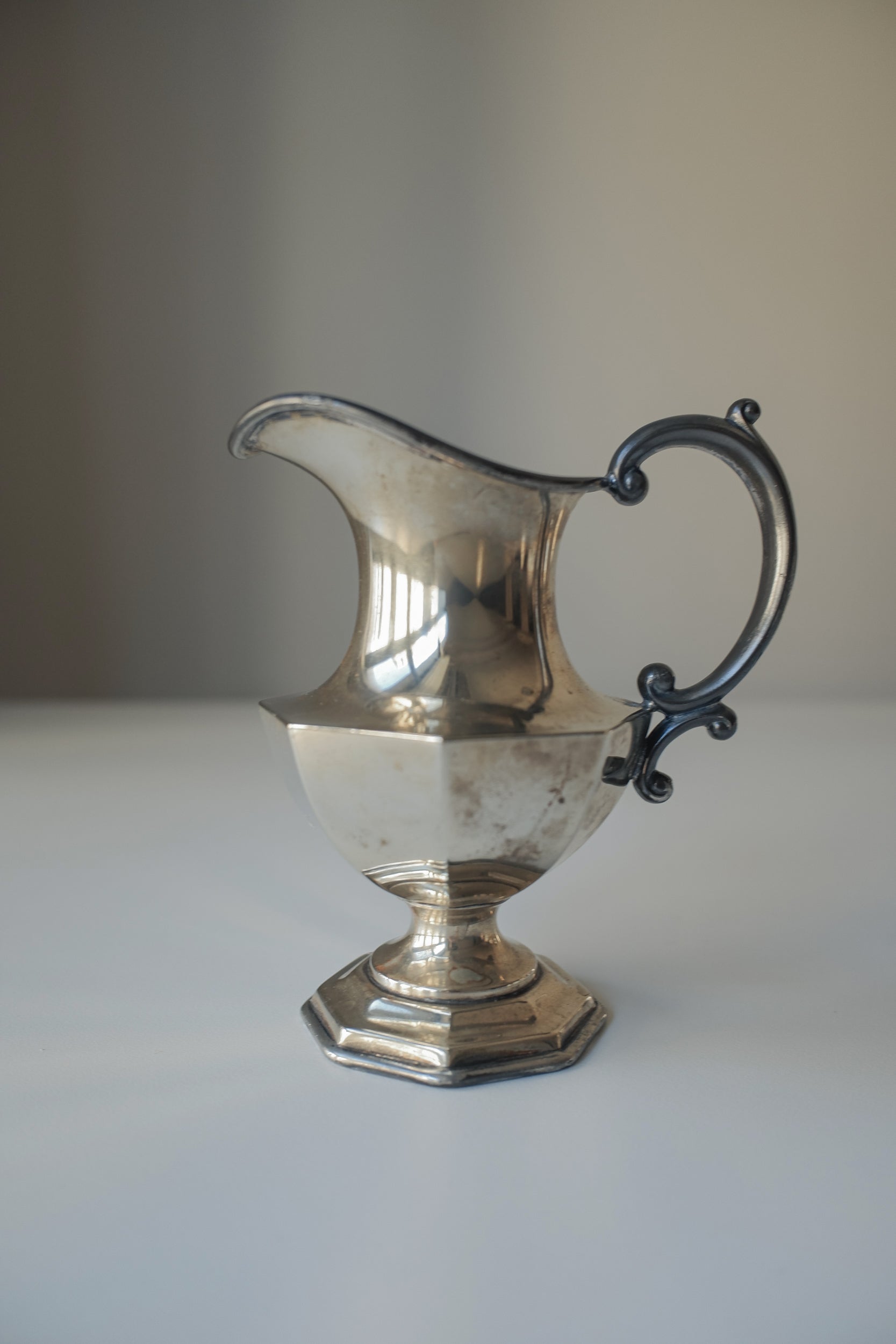 Vintage 稜面鍍銀花器