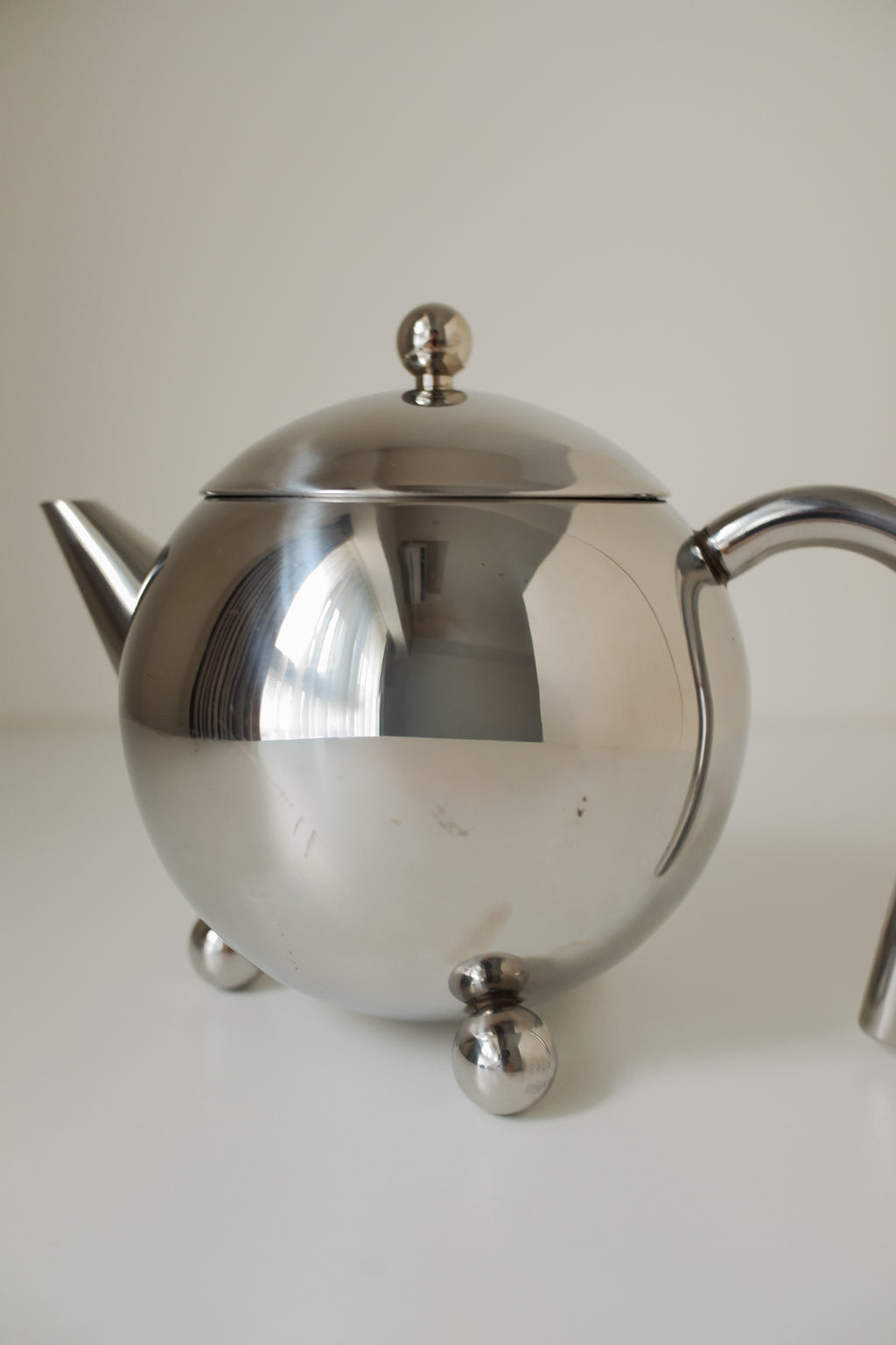 Vintage MCM鏡面球體茶壺