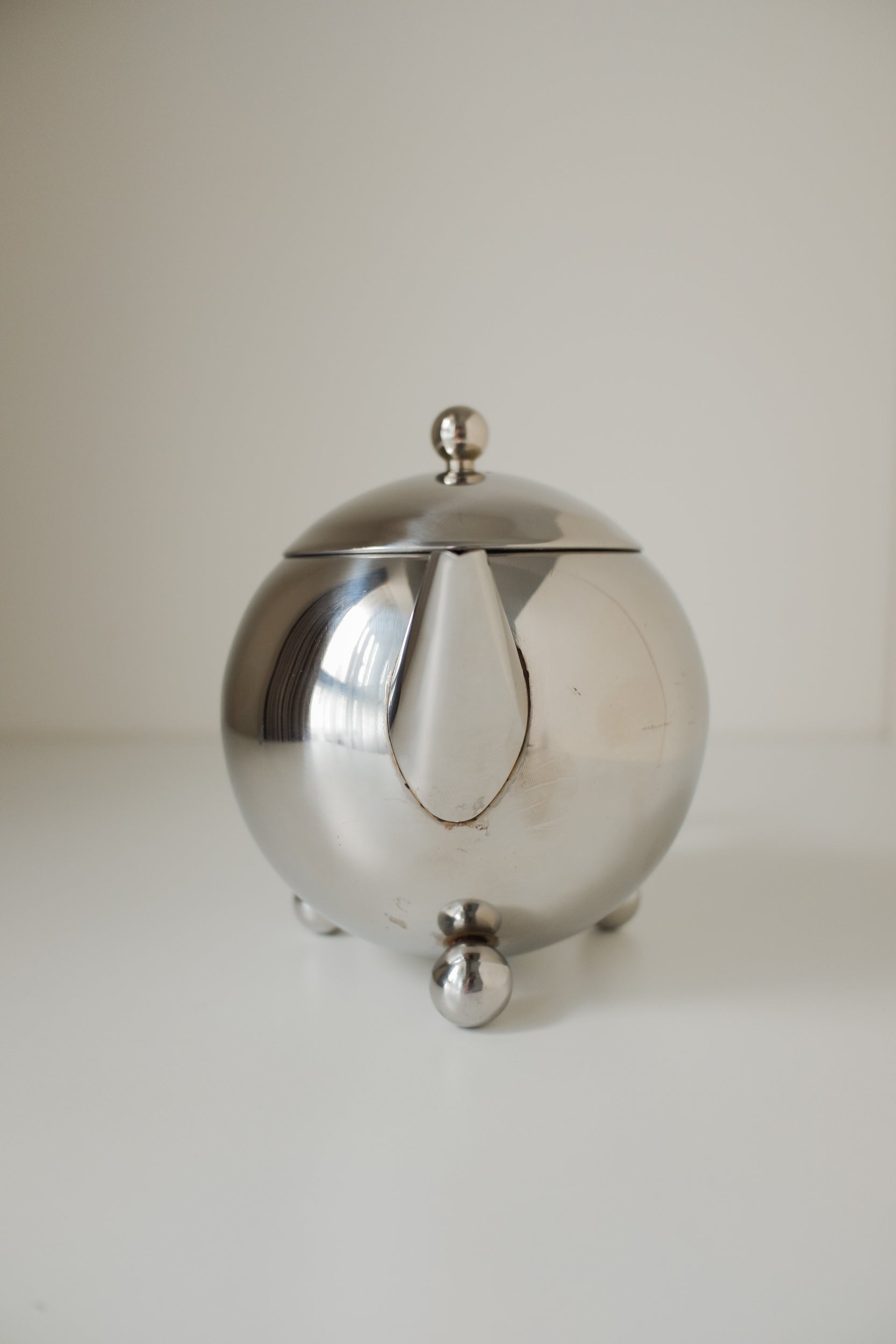 Vintage MCM鏡面球體茶壺