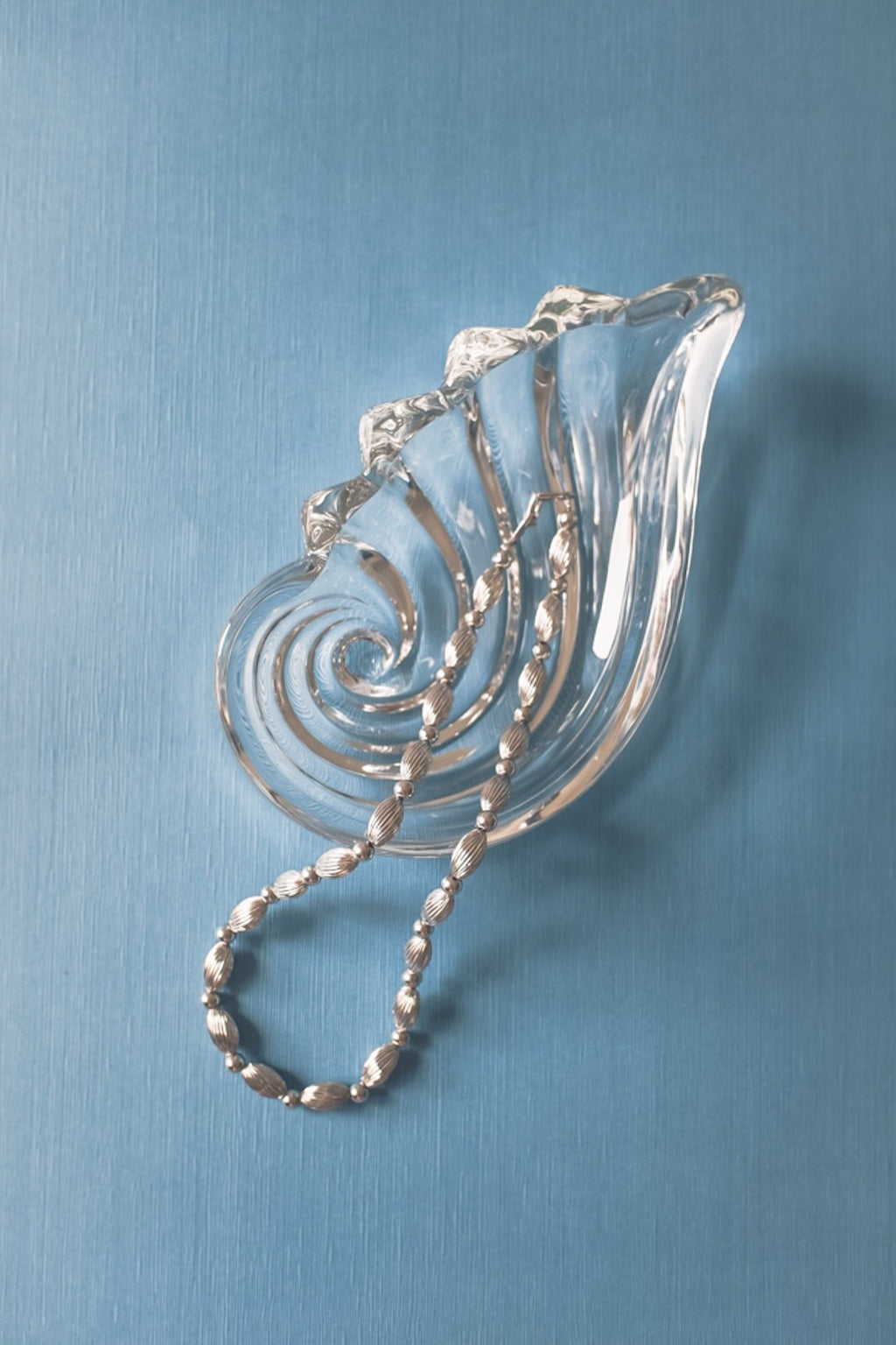 Vintage 透明水晶玻璃盤