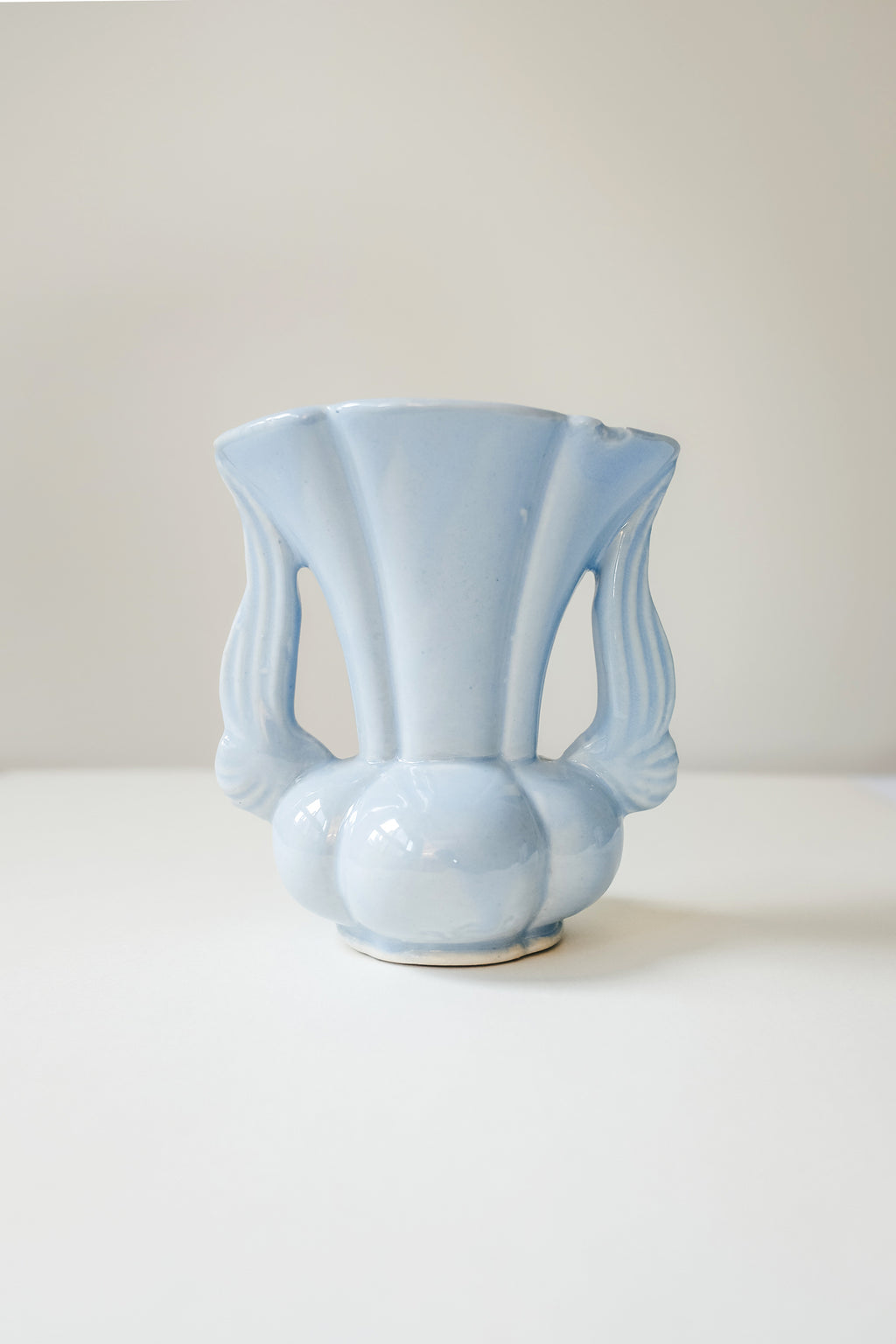 Vintage Baby Blue雙翼花器