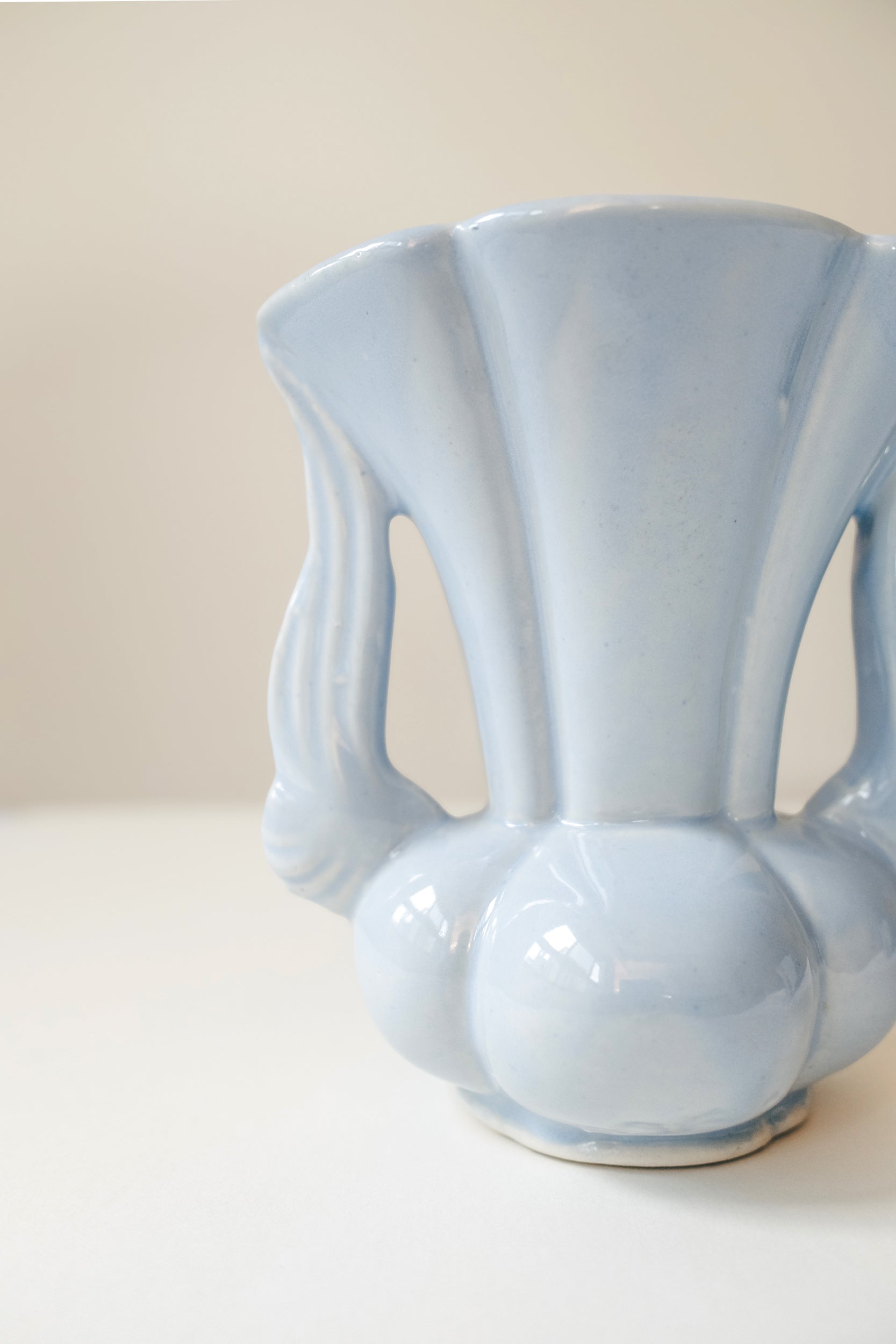 Vintage Baby Blue雙翼花器