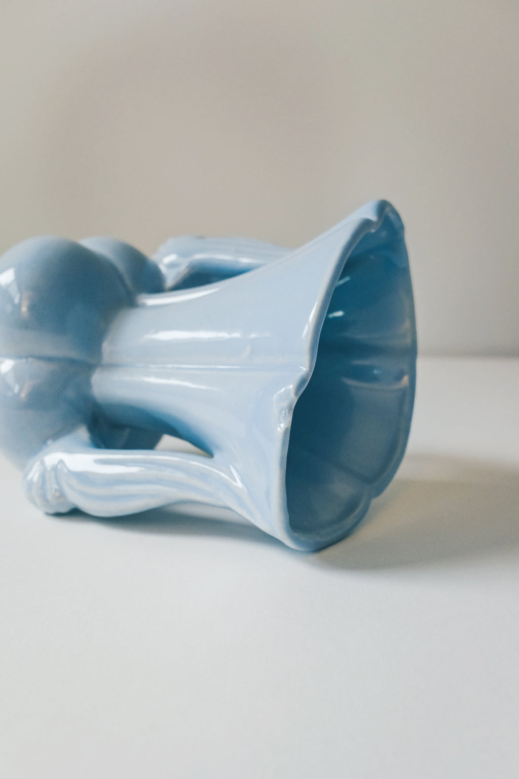 Vintage Baby Blue雙翼花器