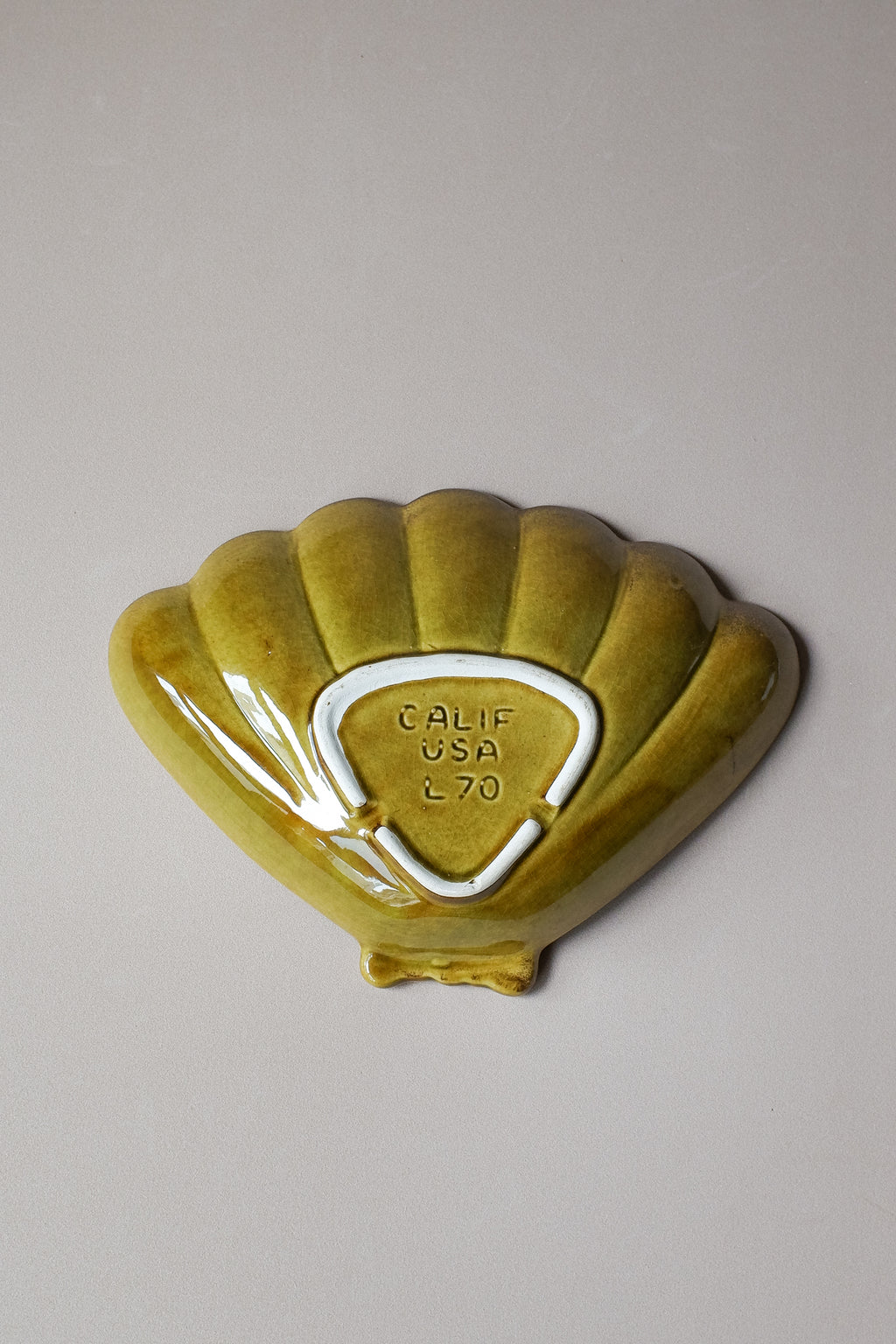 Vintage 貝殼陶瓷盤(2色)