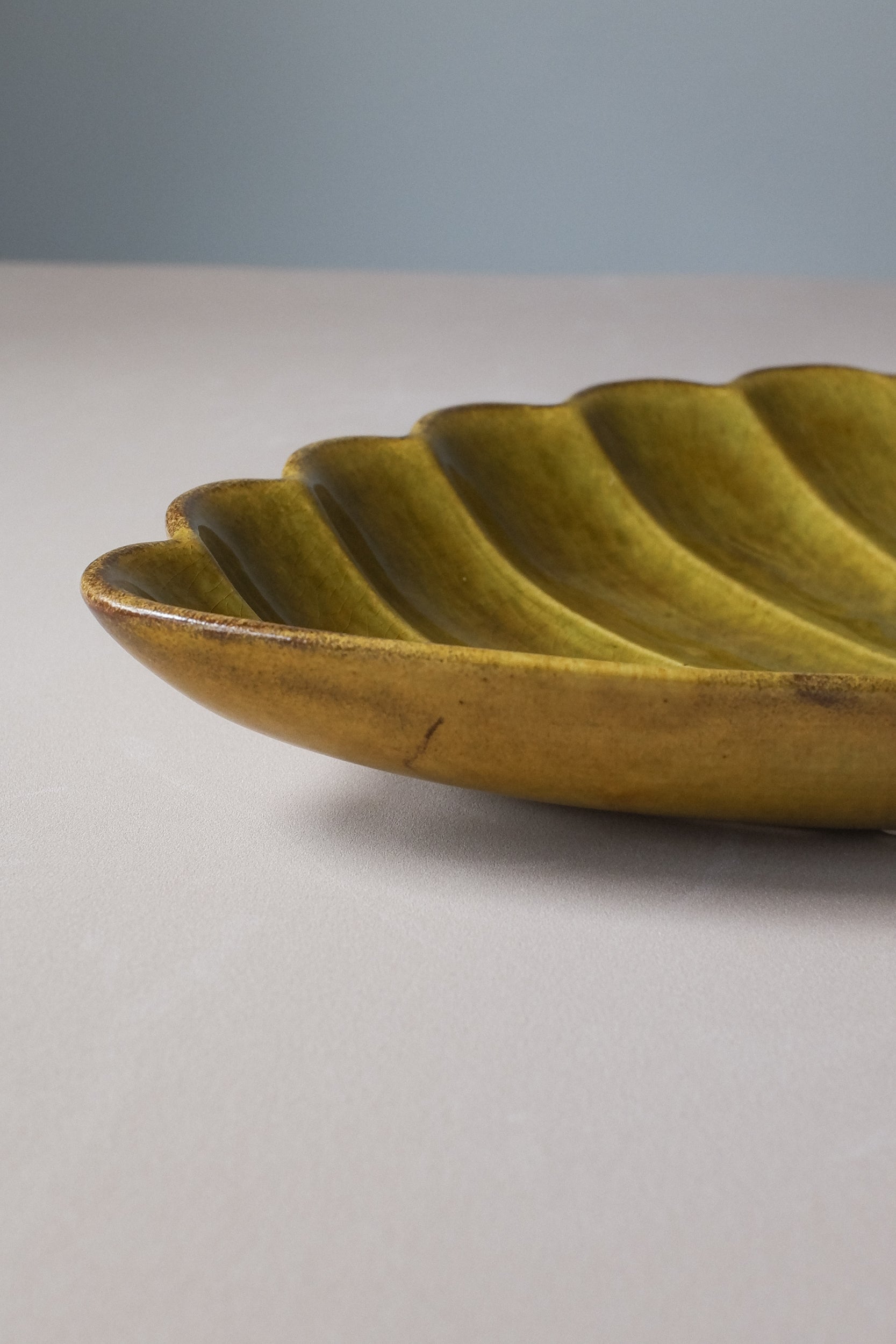 Vintage 貝殼陶瓷盤(2色)