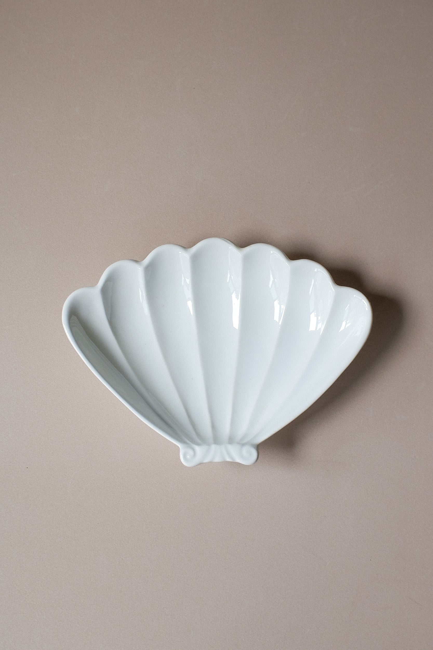 Vintage 貝殼陶瓷盤(2色)