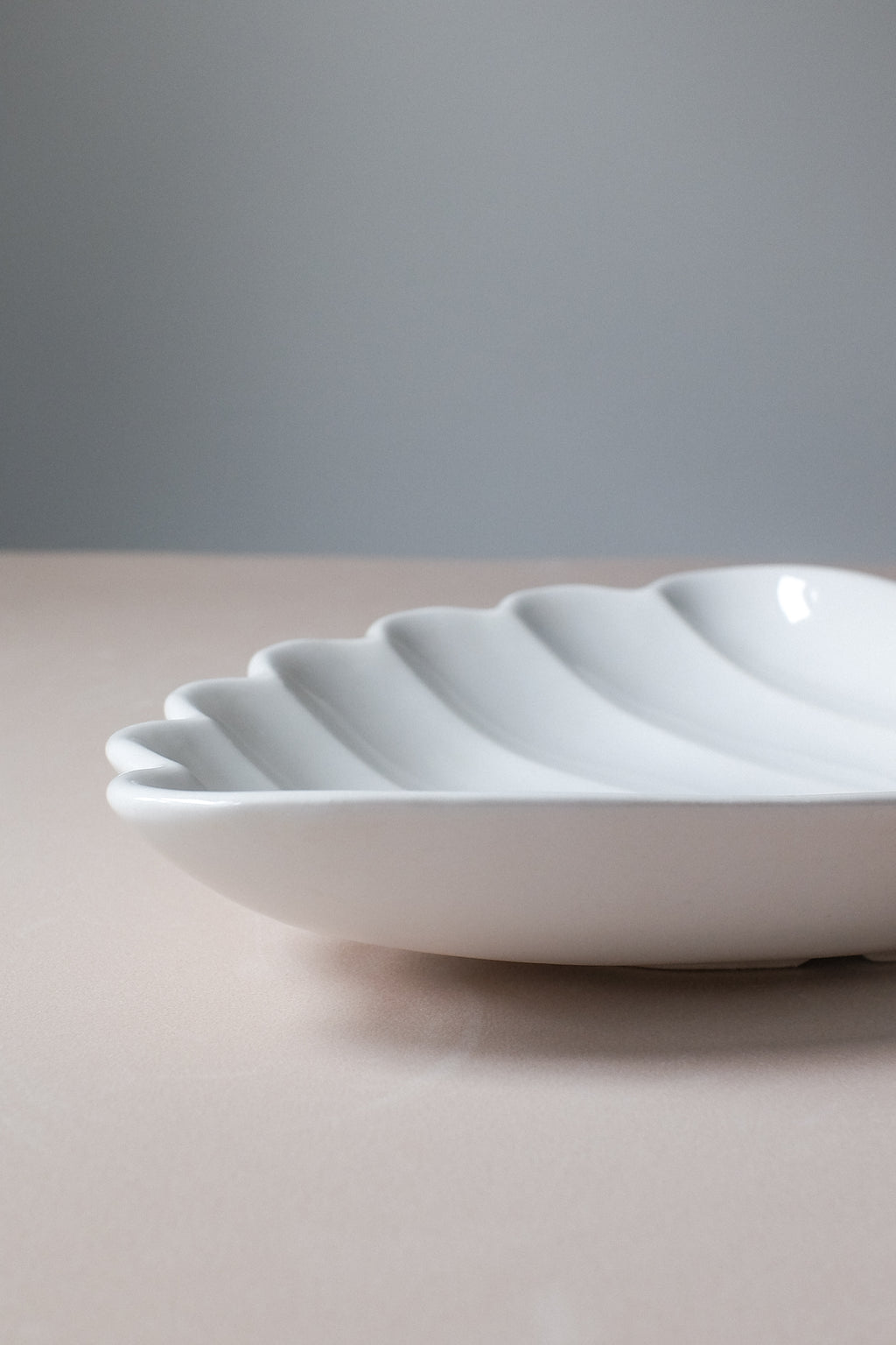 Vintage 貝殼陶瓷盤(2色)