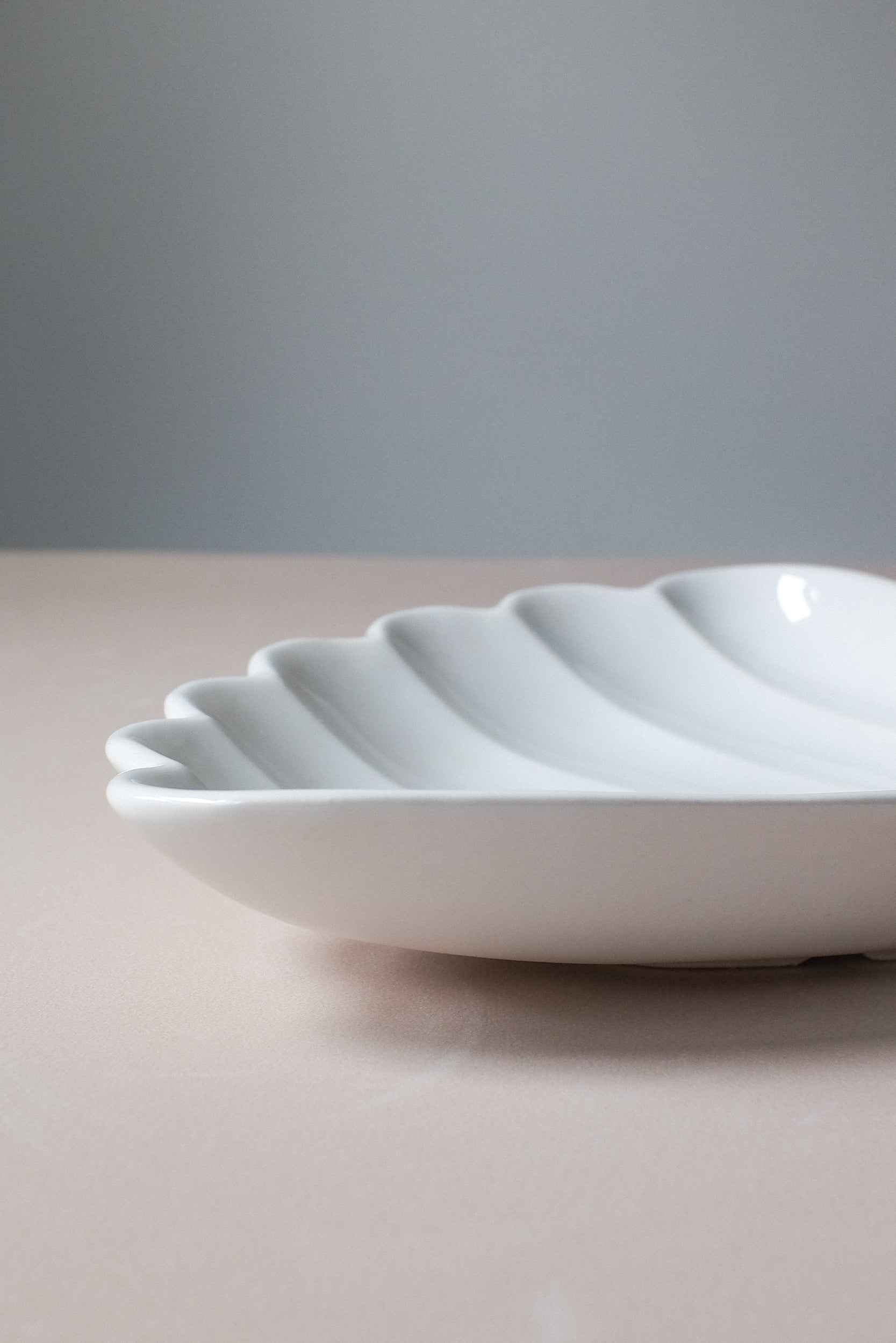 Vintage 貝殼陶瓷盤(2色)