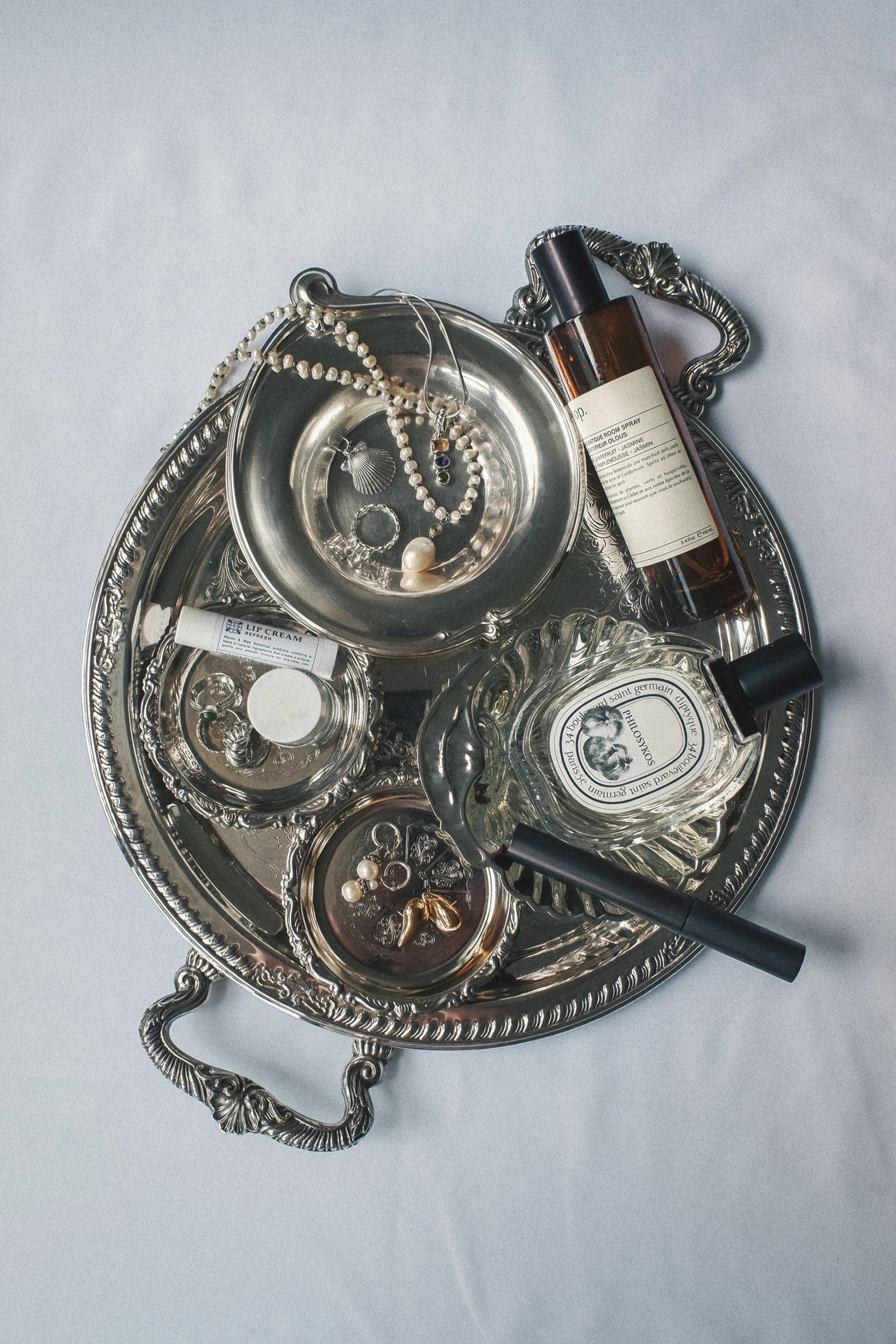 Vintage 1960‘s Sheridan雕飾鍍銀托盤