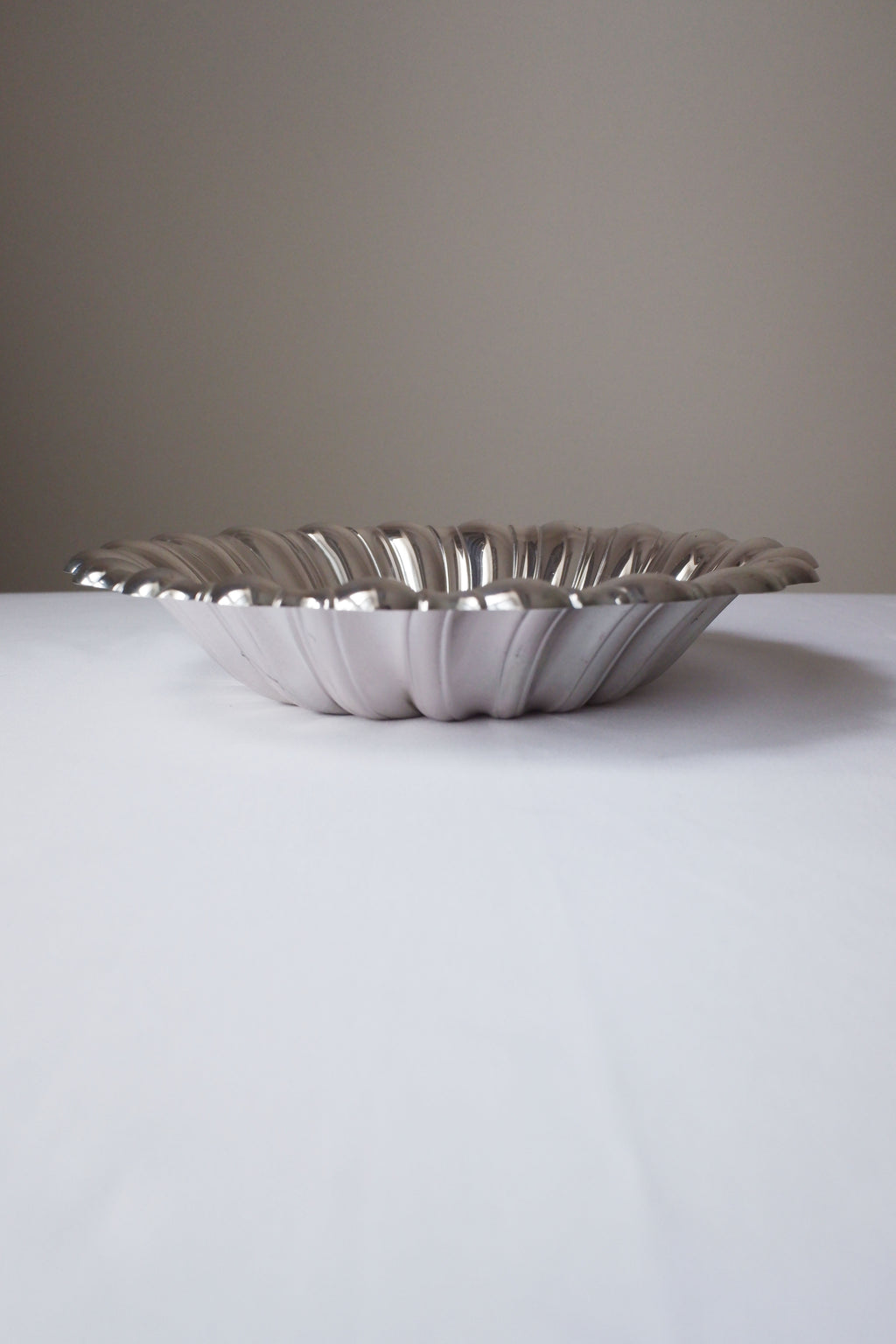 Vintage 鍍銀旋渦映光盤