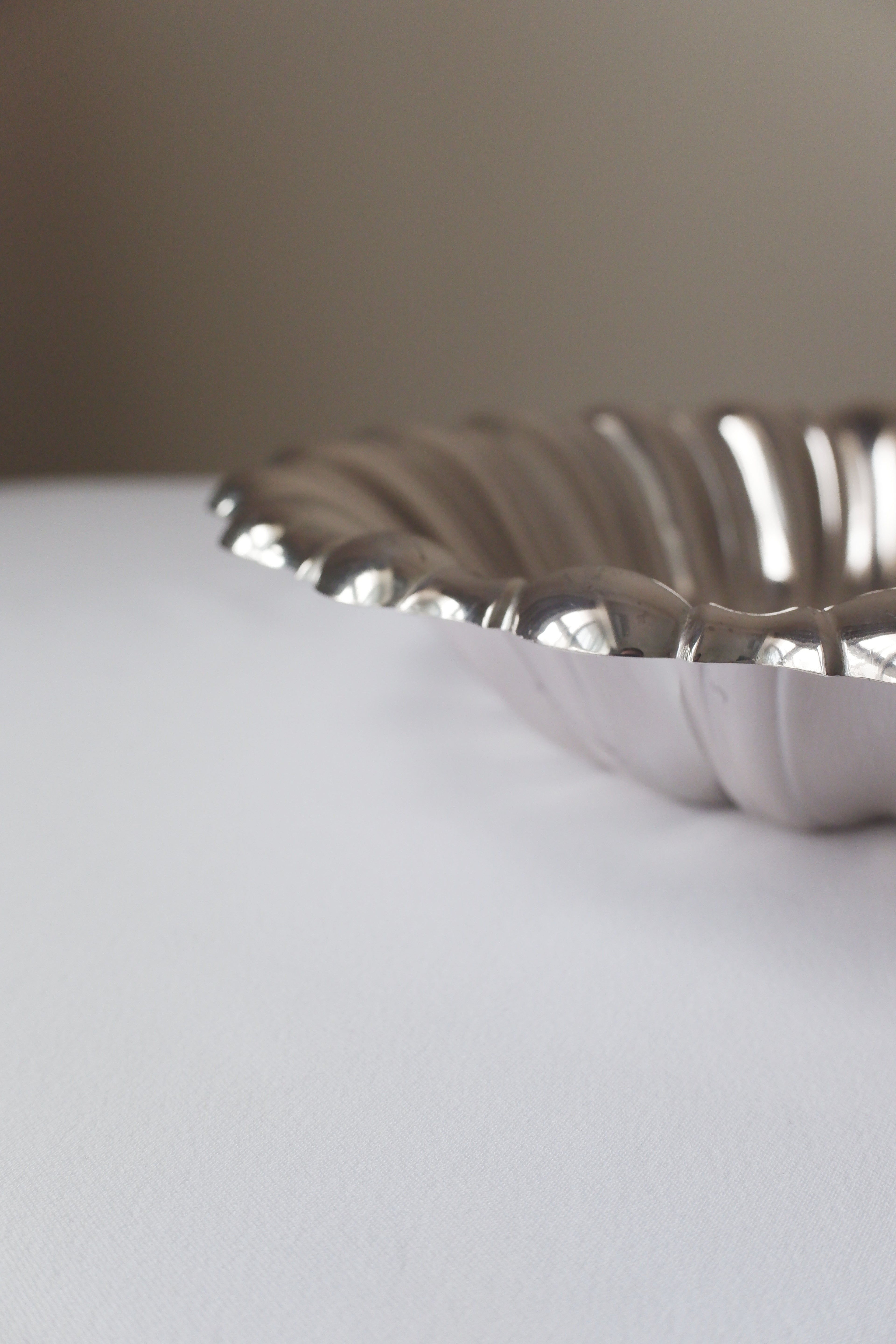 Vintage 鍍銀旋渦映光盤