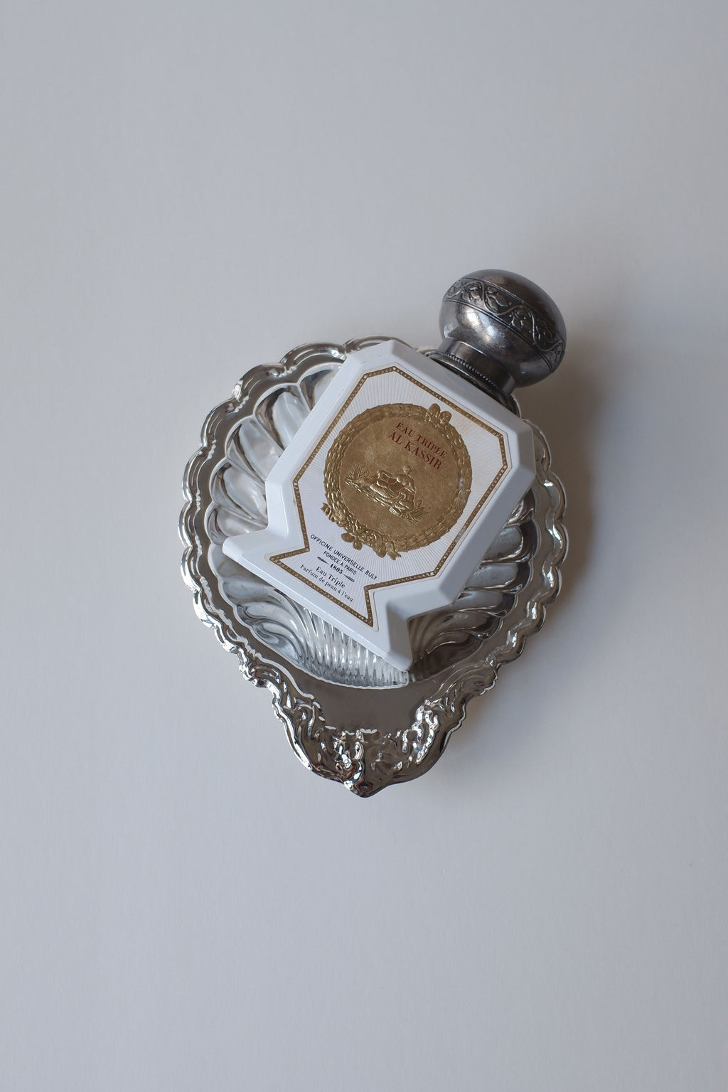 Vintage 貝殼鍍銀盤