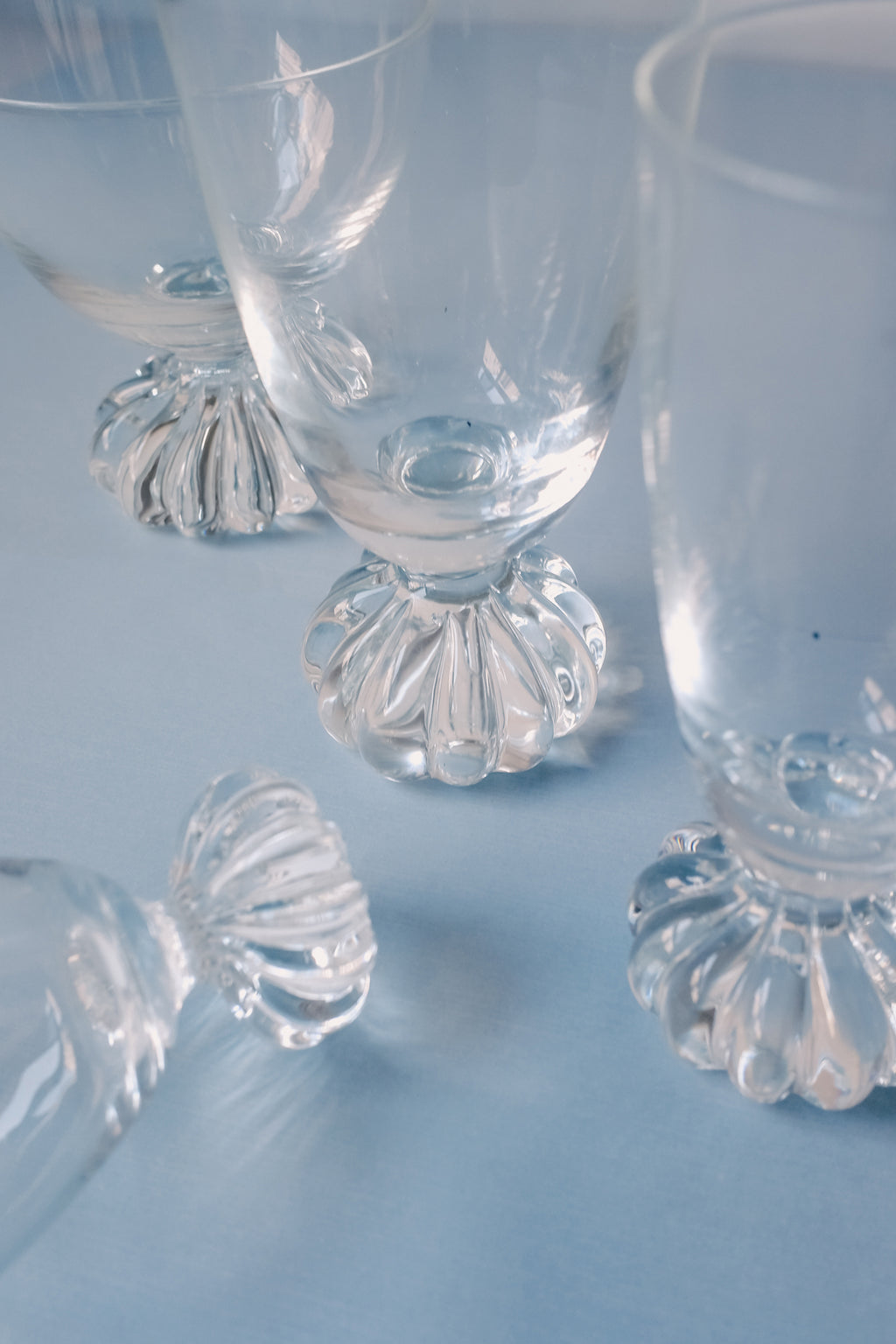 Vintage 南瓜腳玻璃杯