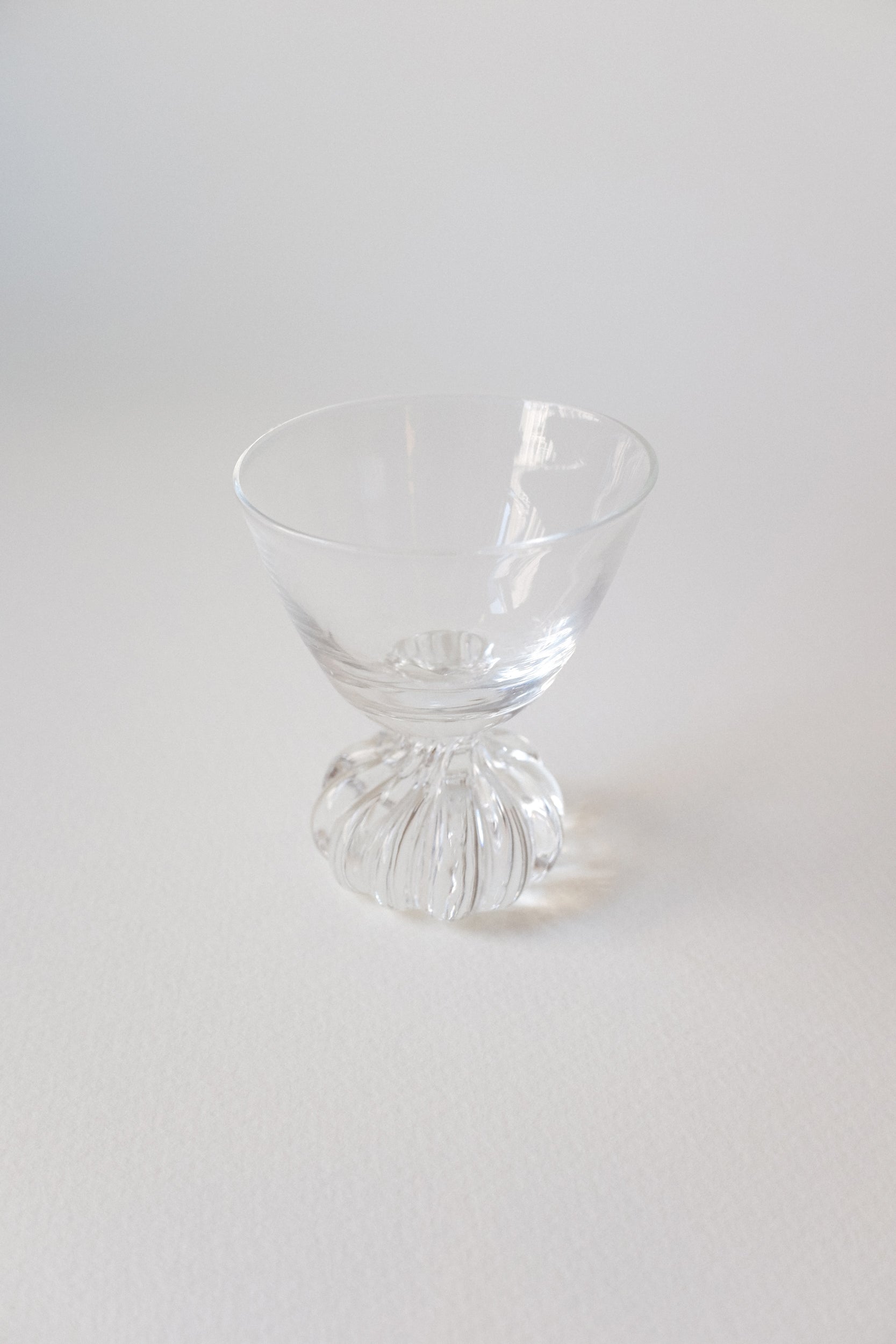 Vintage 南瓜腳玻璃杯