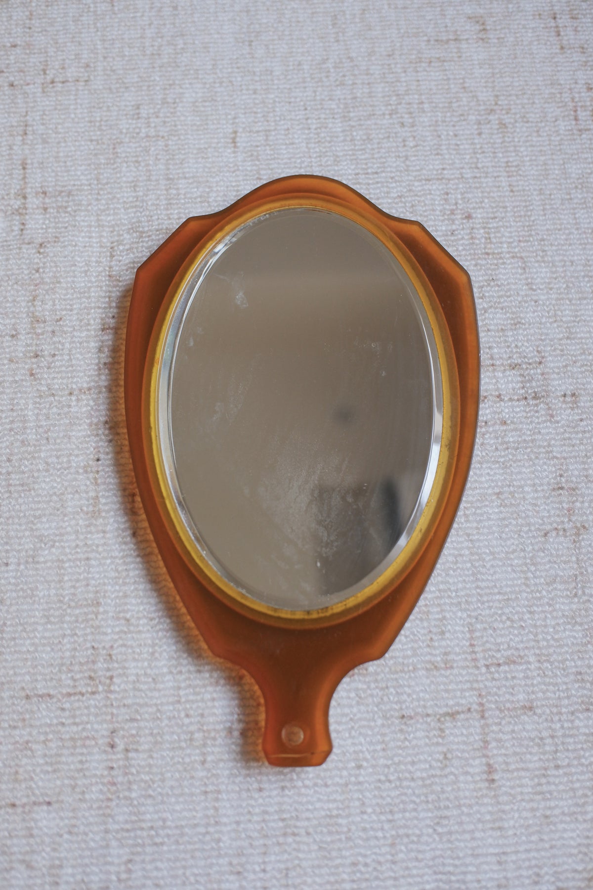 Vintage 青綠色裝飾手鏡