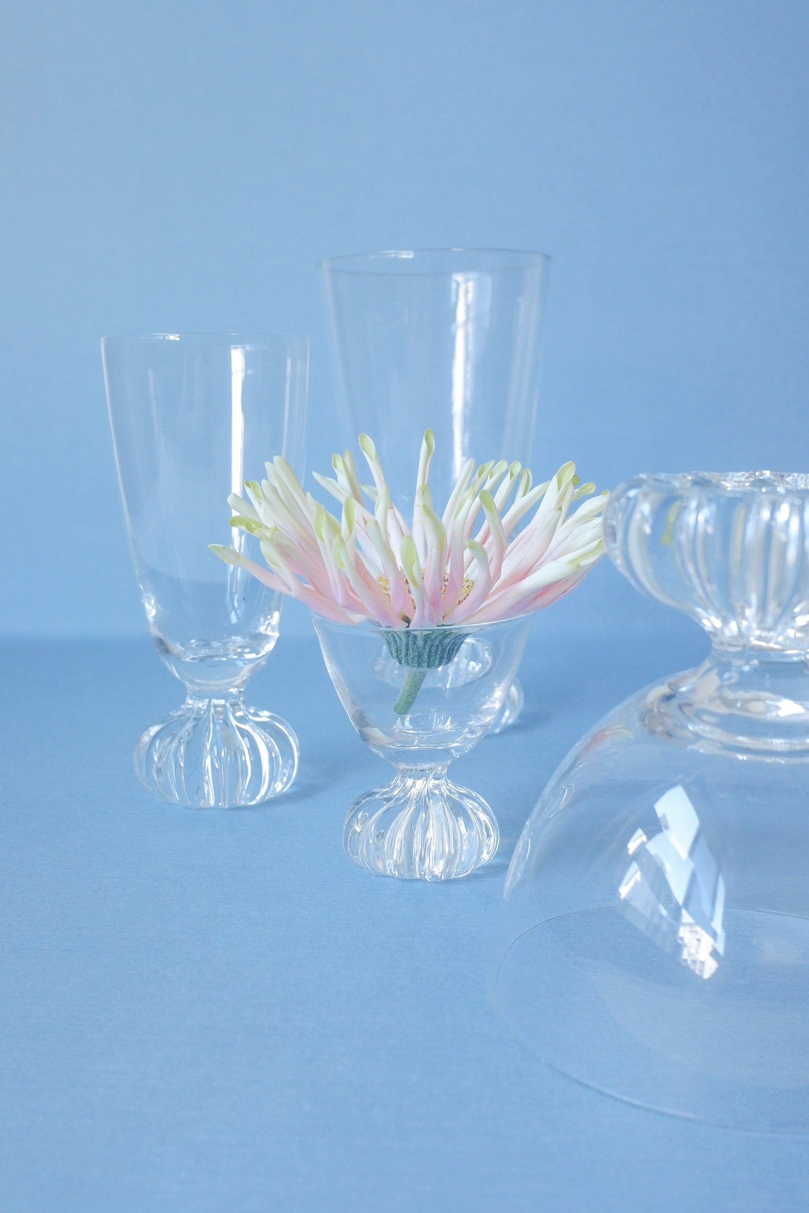 Vintage 南瓜腳玻璃杯