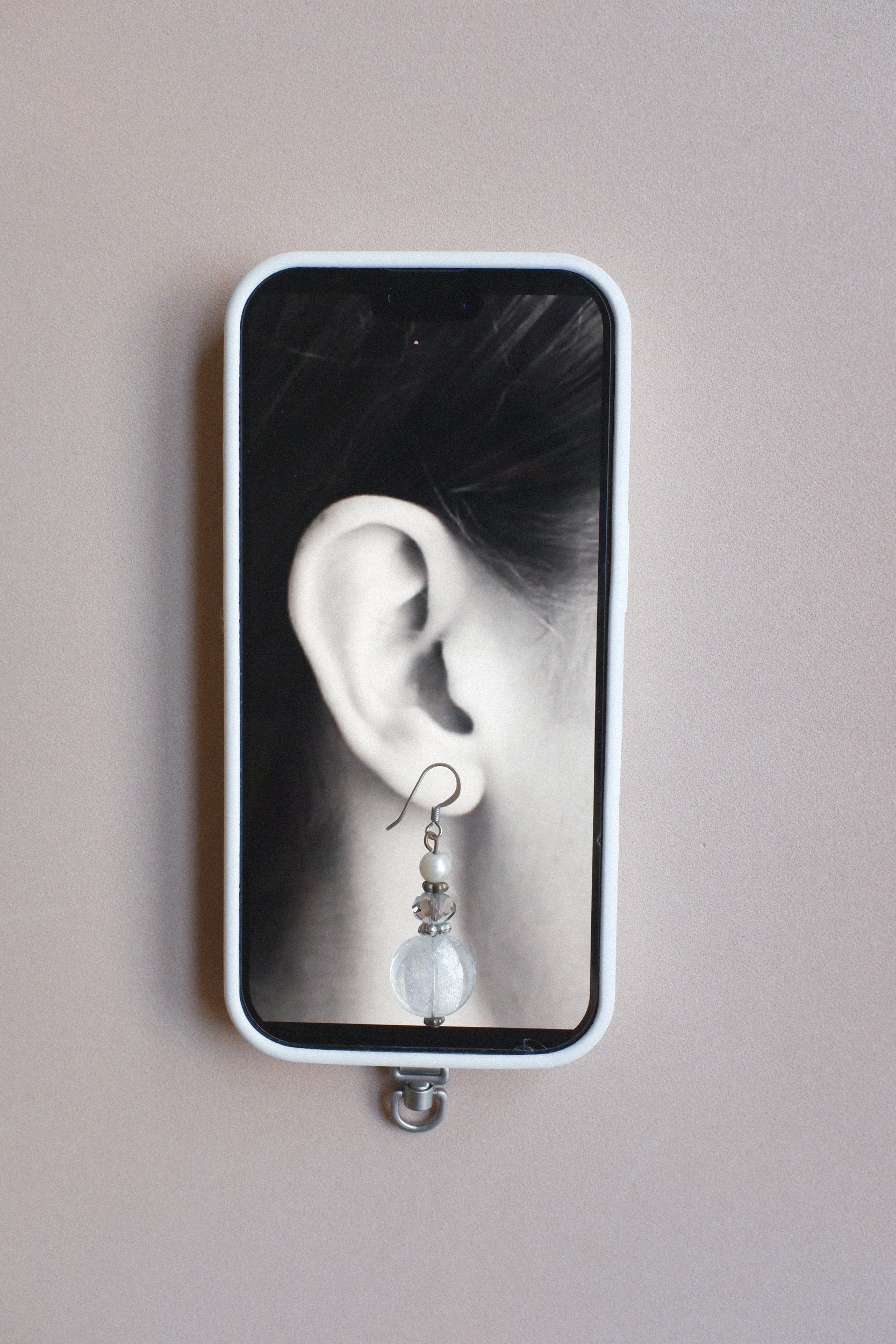 Vintage 水晶質感玻璃耳環