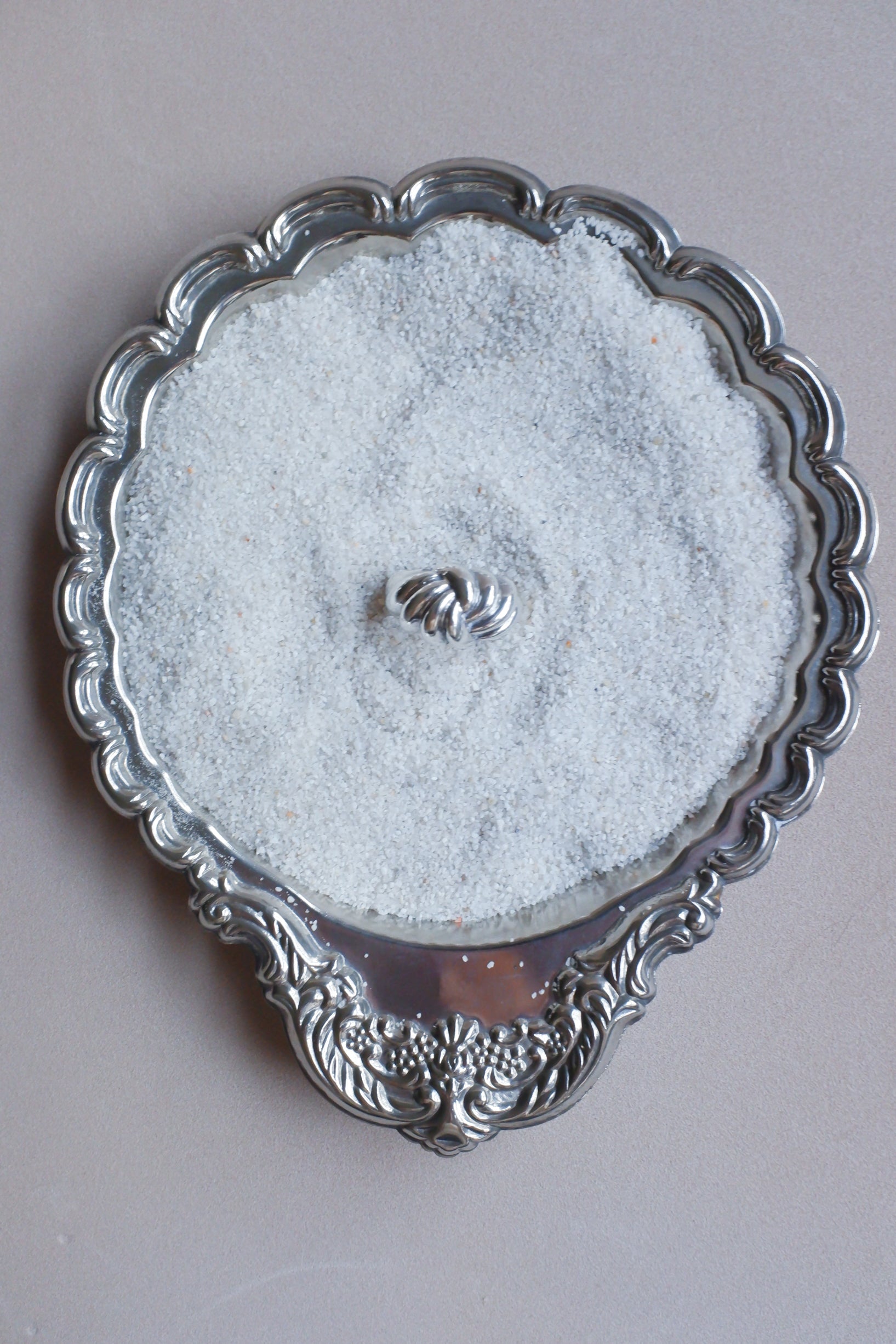 Vintage 純銀扭結古董戒指