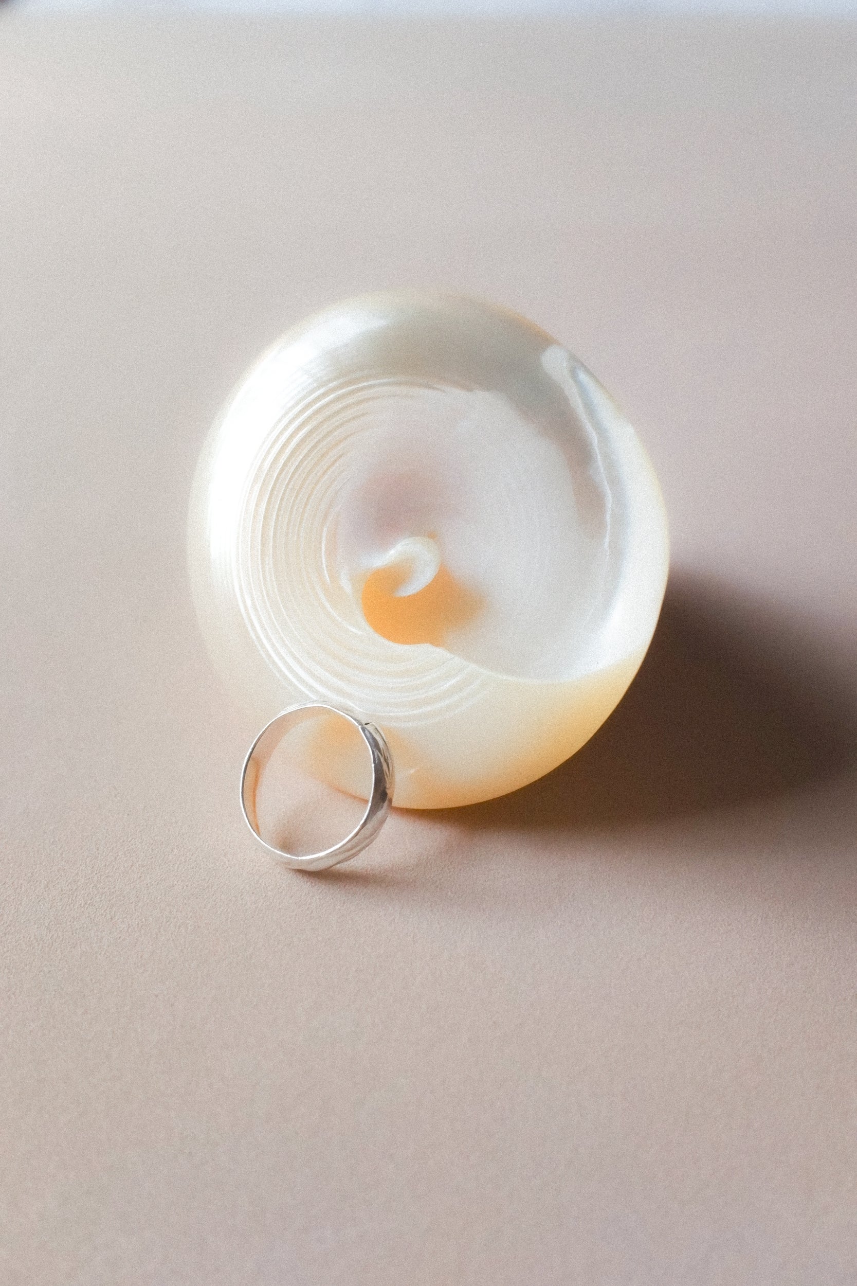 Vintage 純銀波紋古董戒