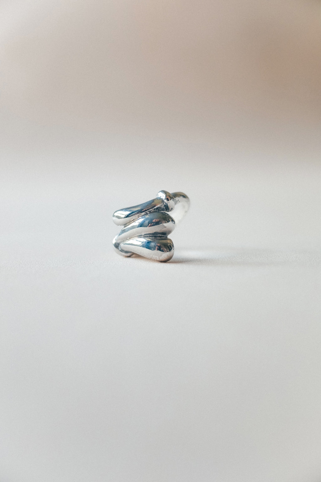 Vintage 流線925銀古董戒指