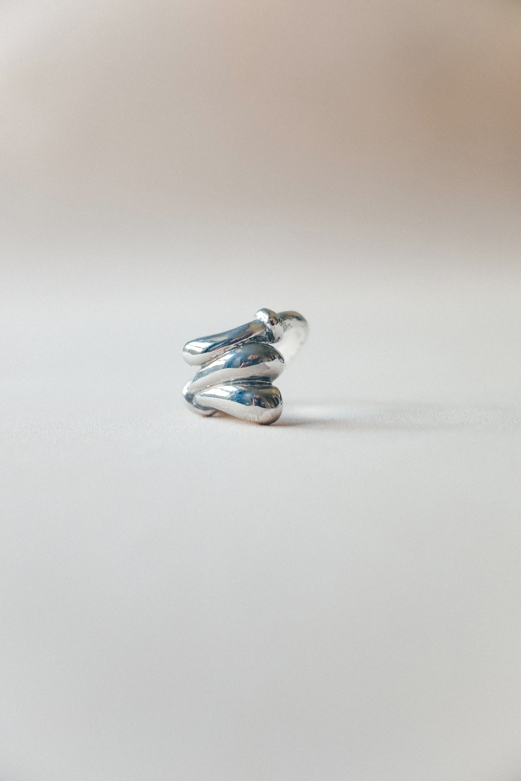 Vintage 流線925銀古董戒指