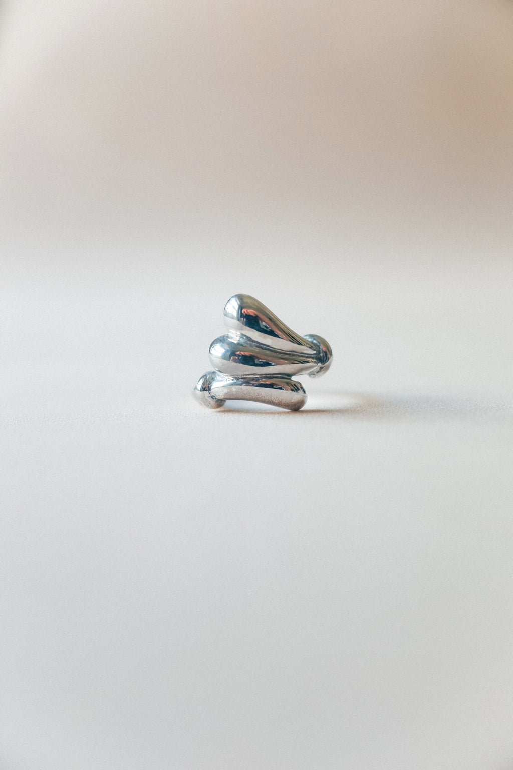 Vintage 流線925銀古董戒指