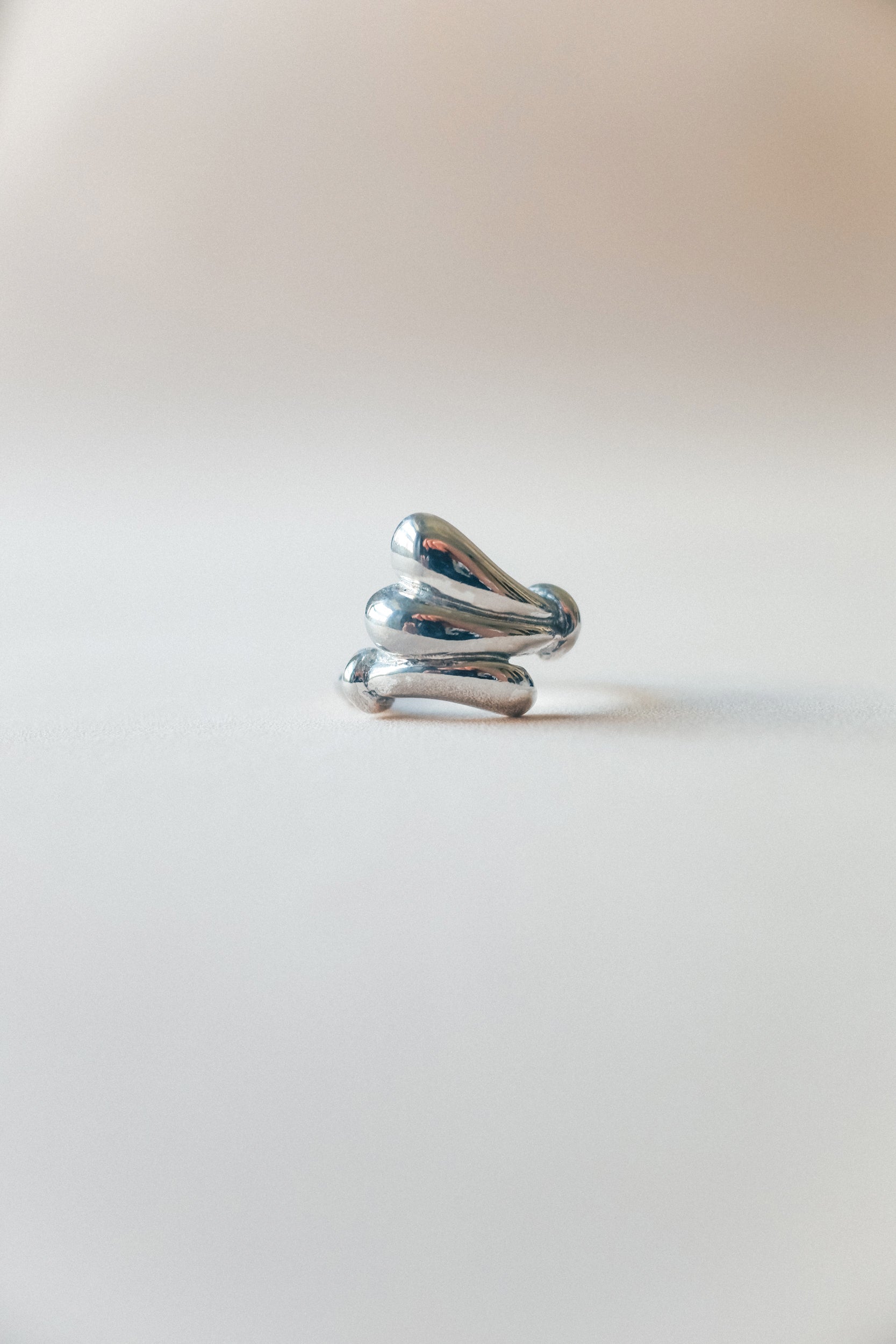 Vintage 流線925銀古董戒指