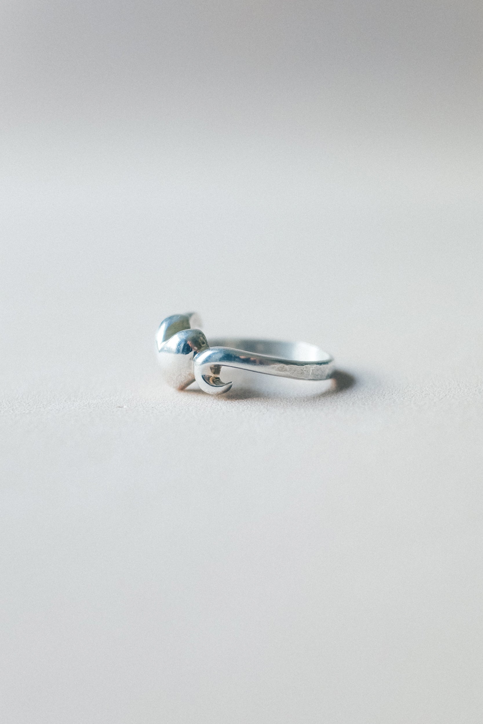 Vintage 愛心925銀古董戒指