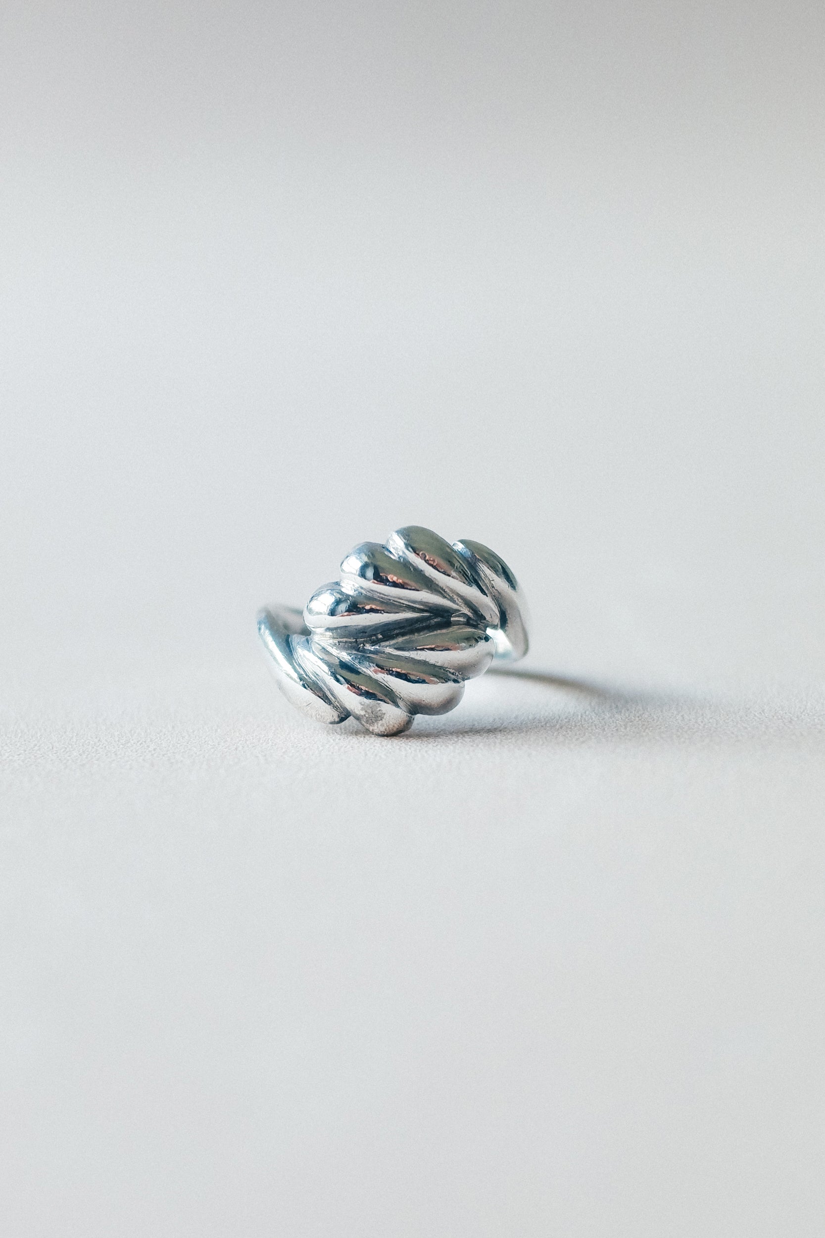 Vintage 羽毛925銀古董戒指