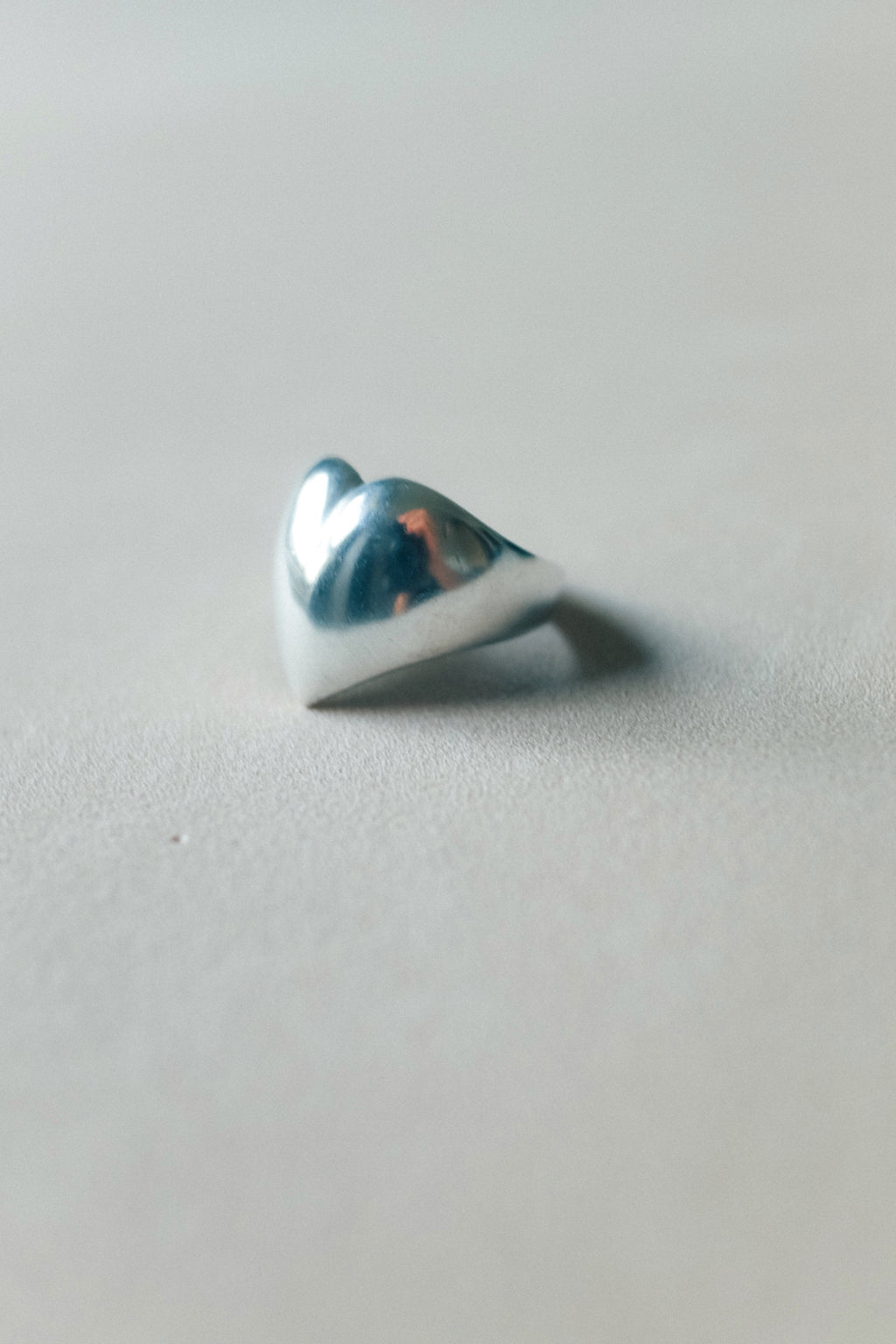 Vintage 寬心925銀古董戒指