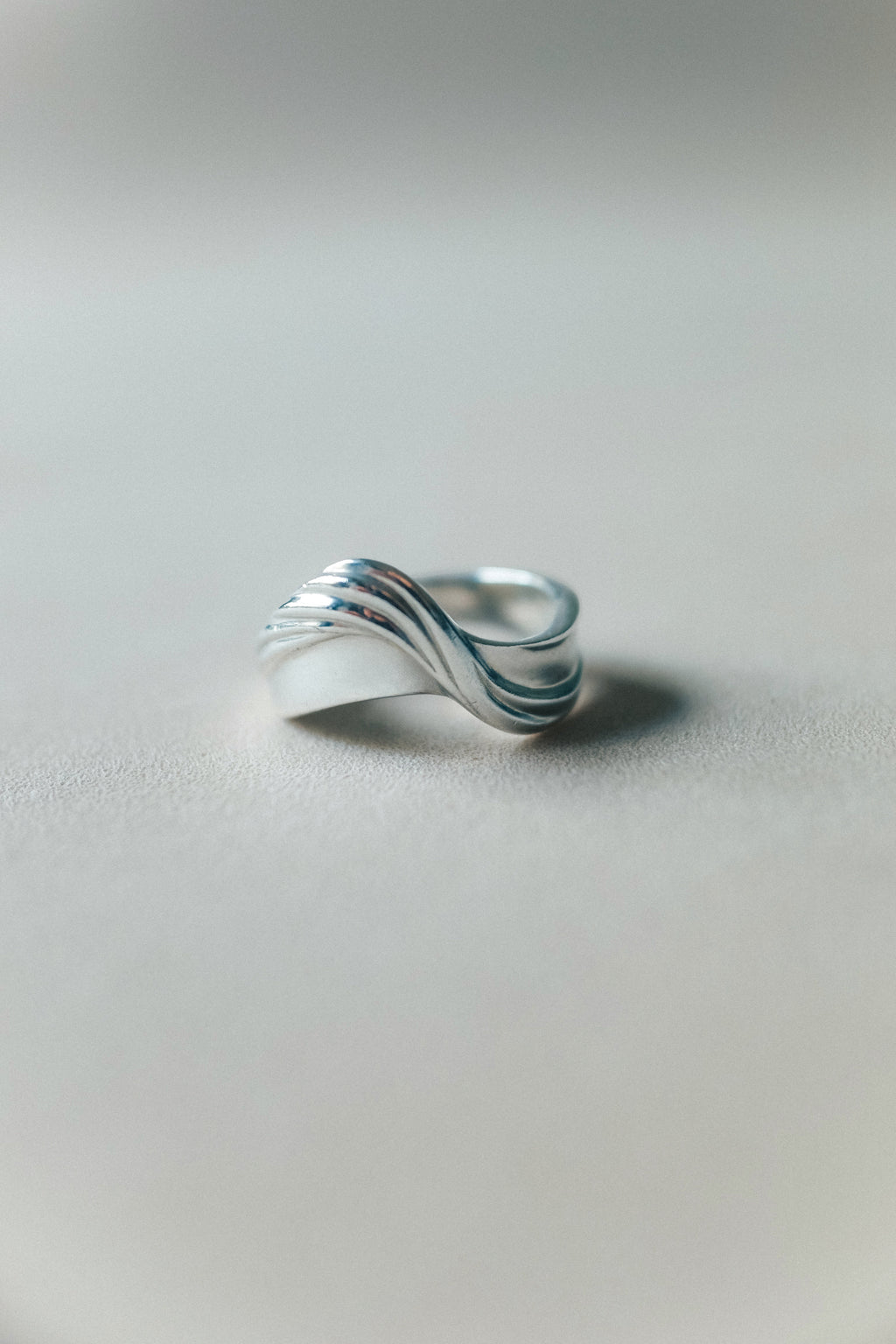 Vintage 曲線925銀古董戒指