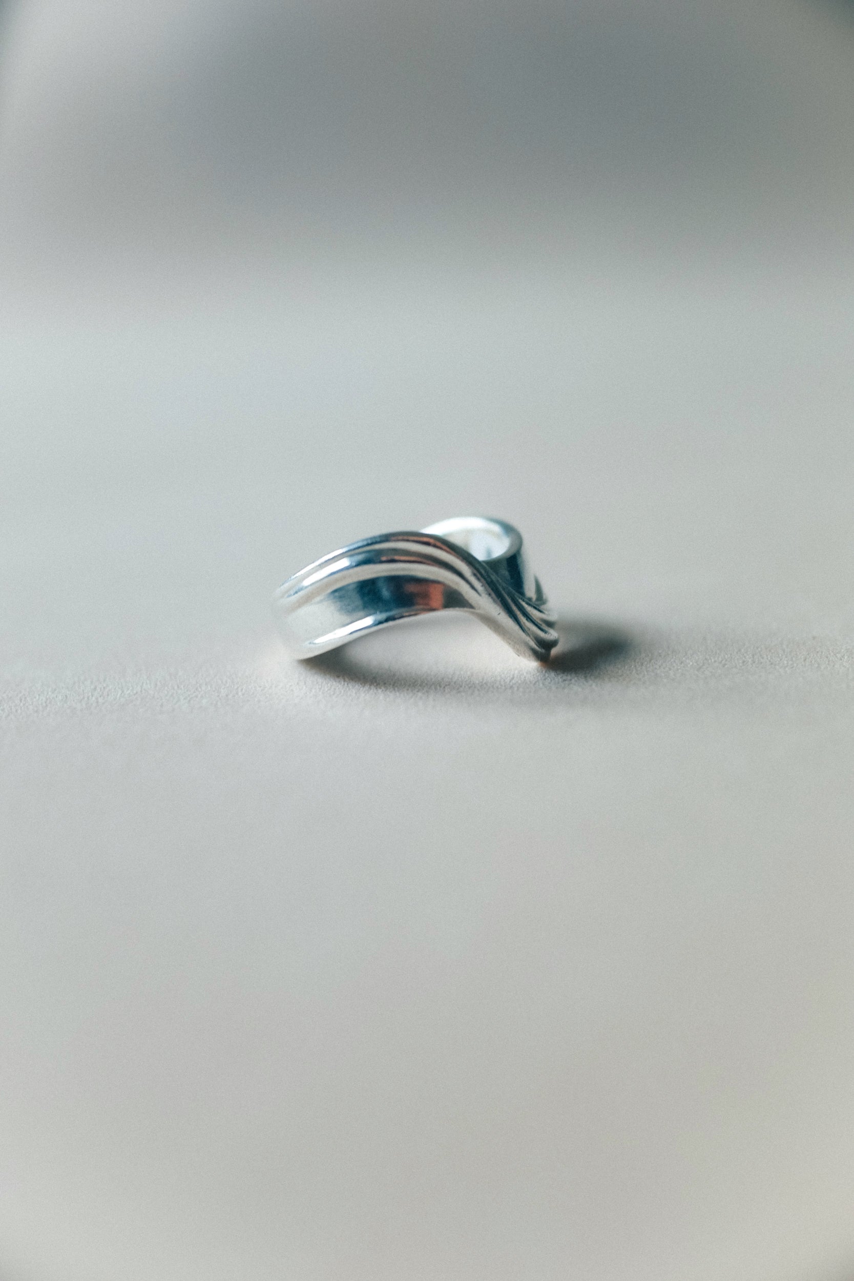 Vintage 曲線925銀古董戒指