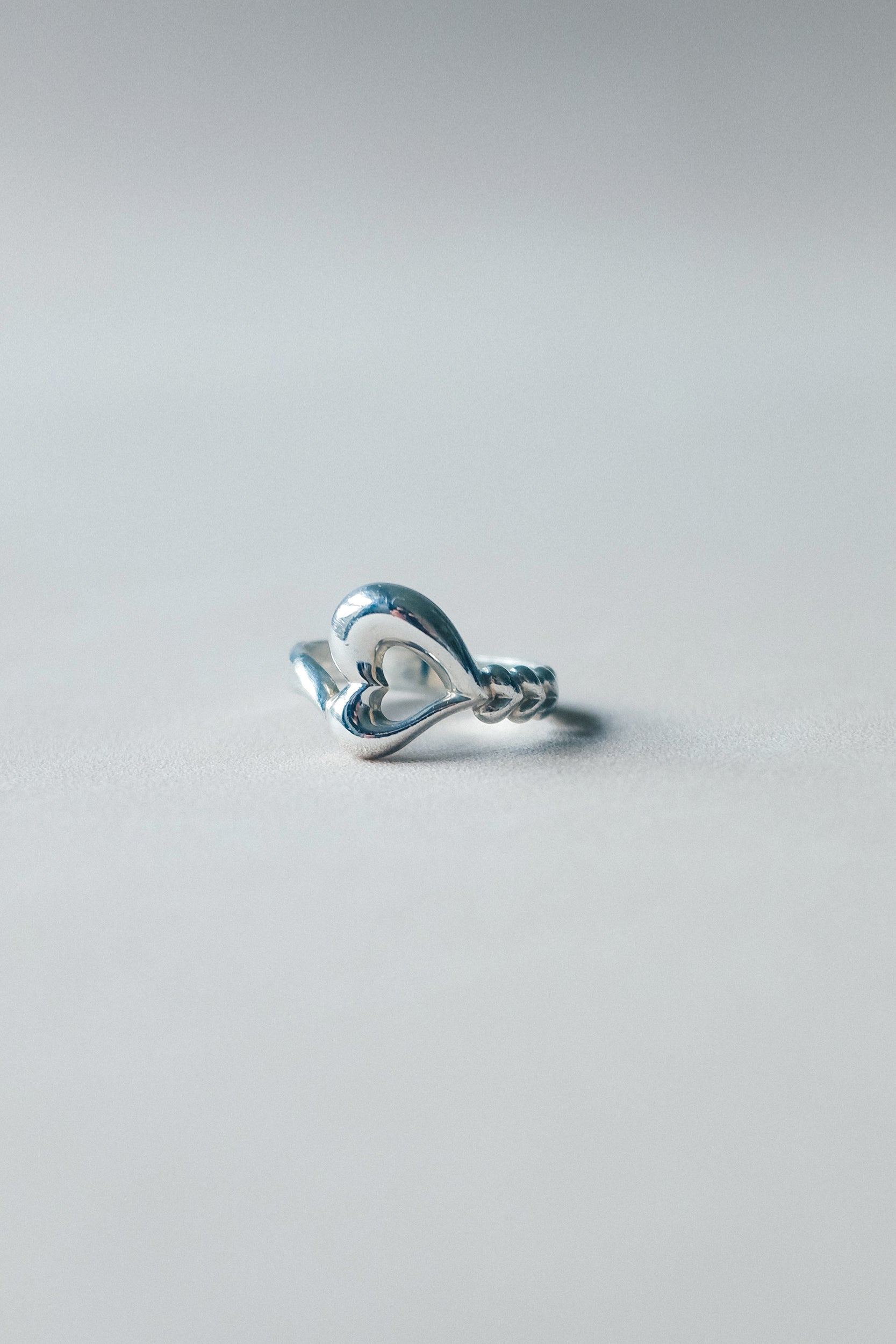 Vintage 心心925銀古董戒指