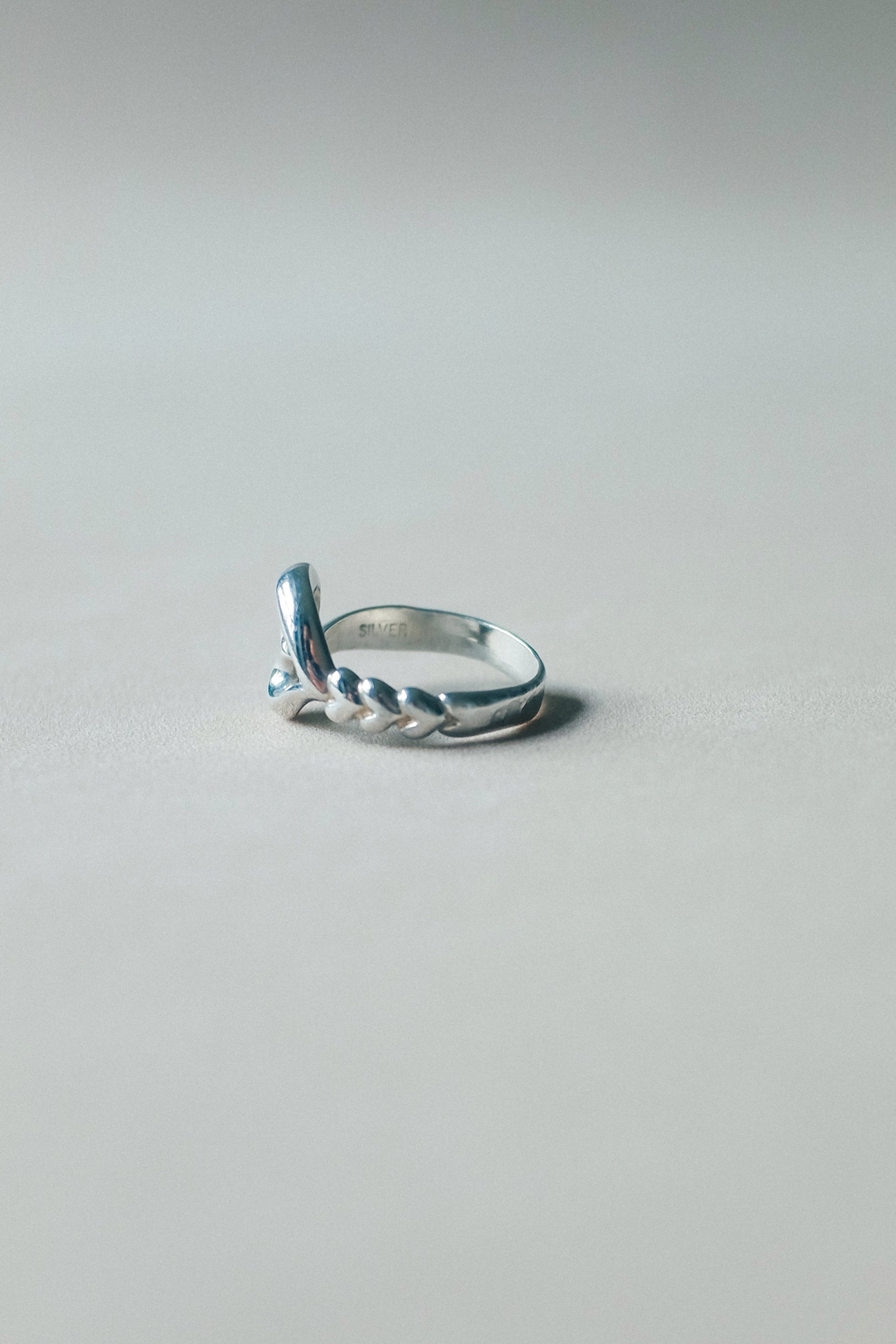 Vintage 心心925銀古董戒指