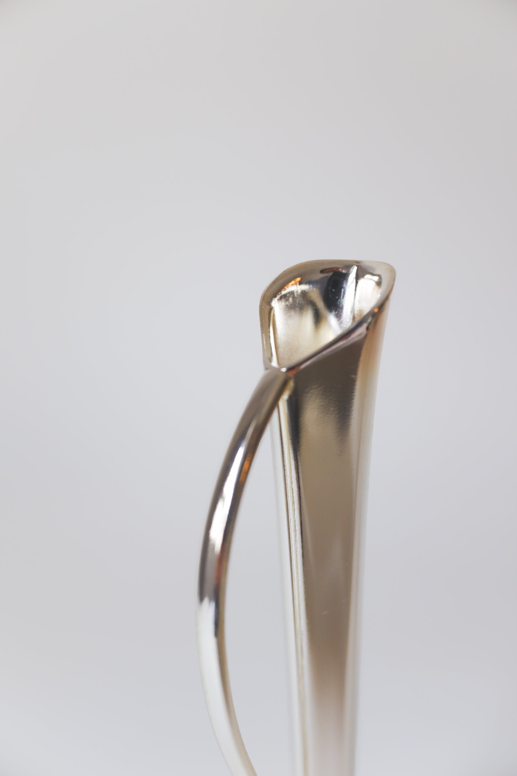 Vintage 極簡鍍銀細頸花器