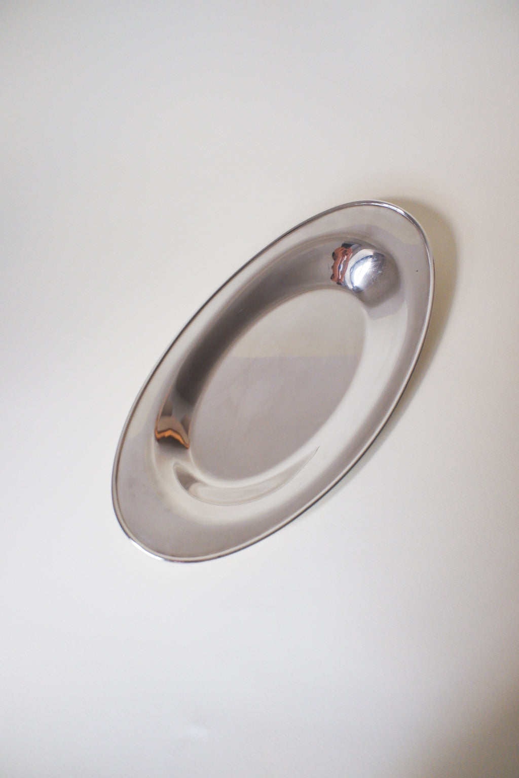 Vintage 鍍銀橢圓映光大盤