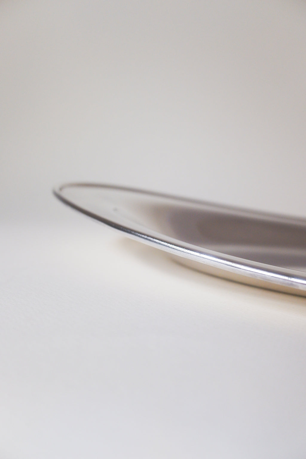 Vintage 鍍銀橢圓映光大盤