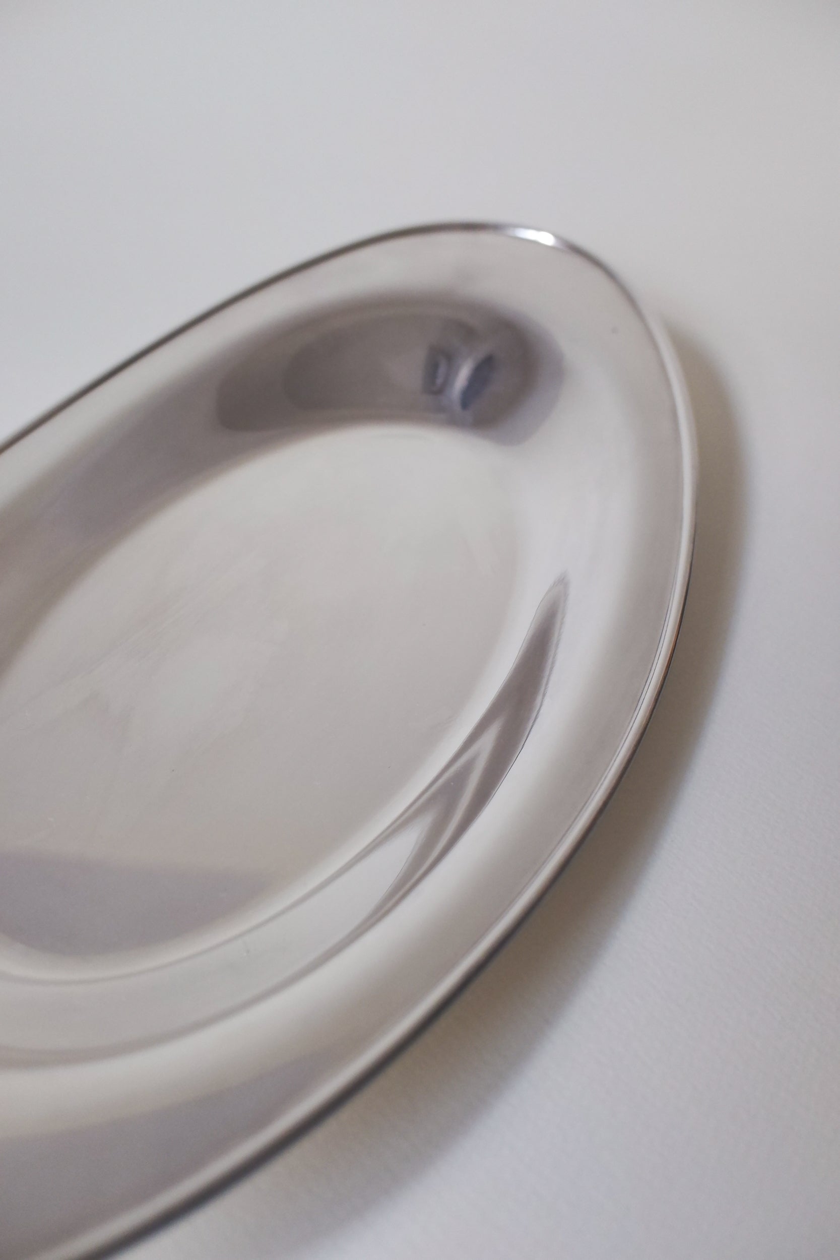 Vintage 鍍銀橢圓映光大盤