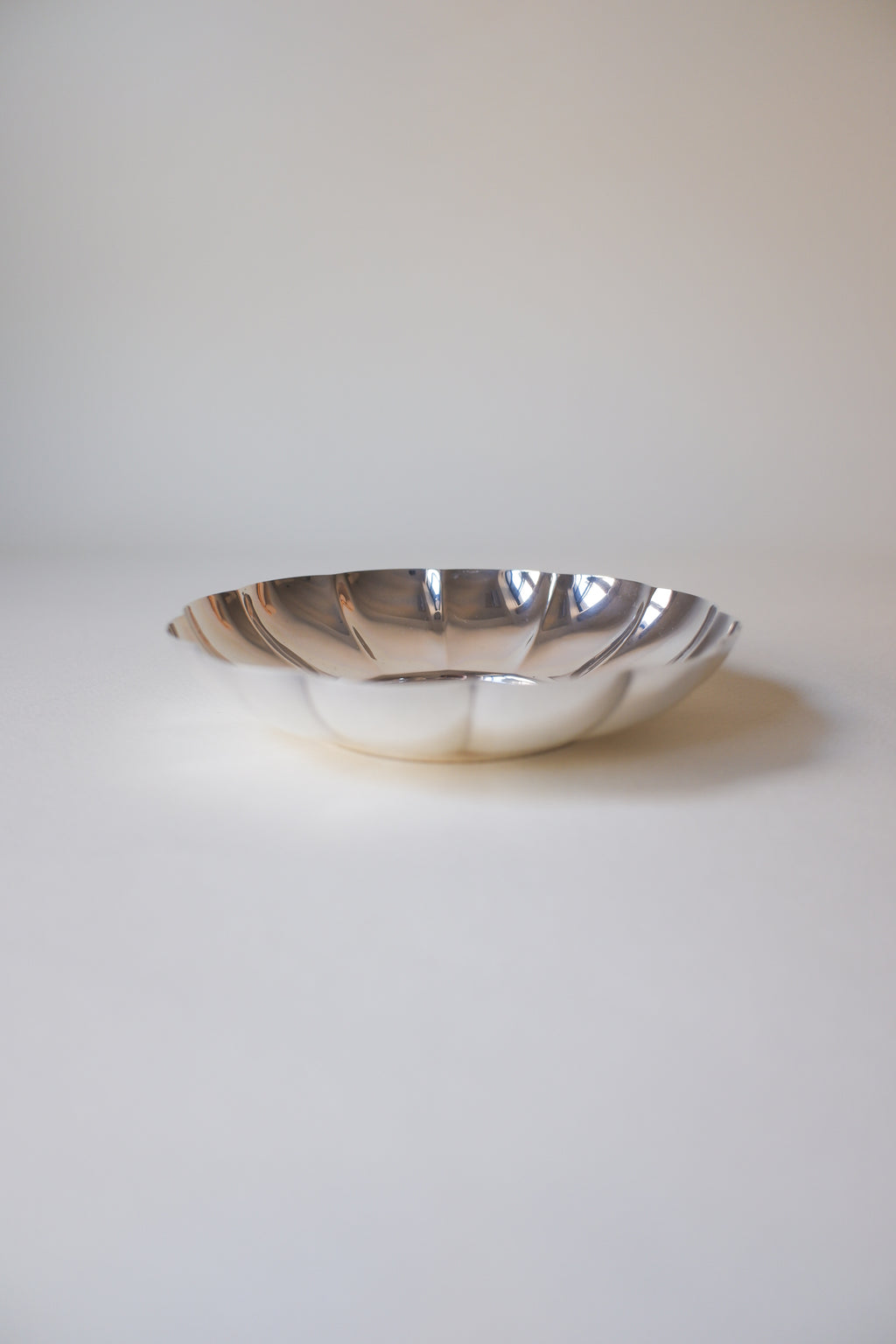 Vintage 鍍銀花瓣映光盤