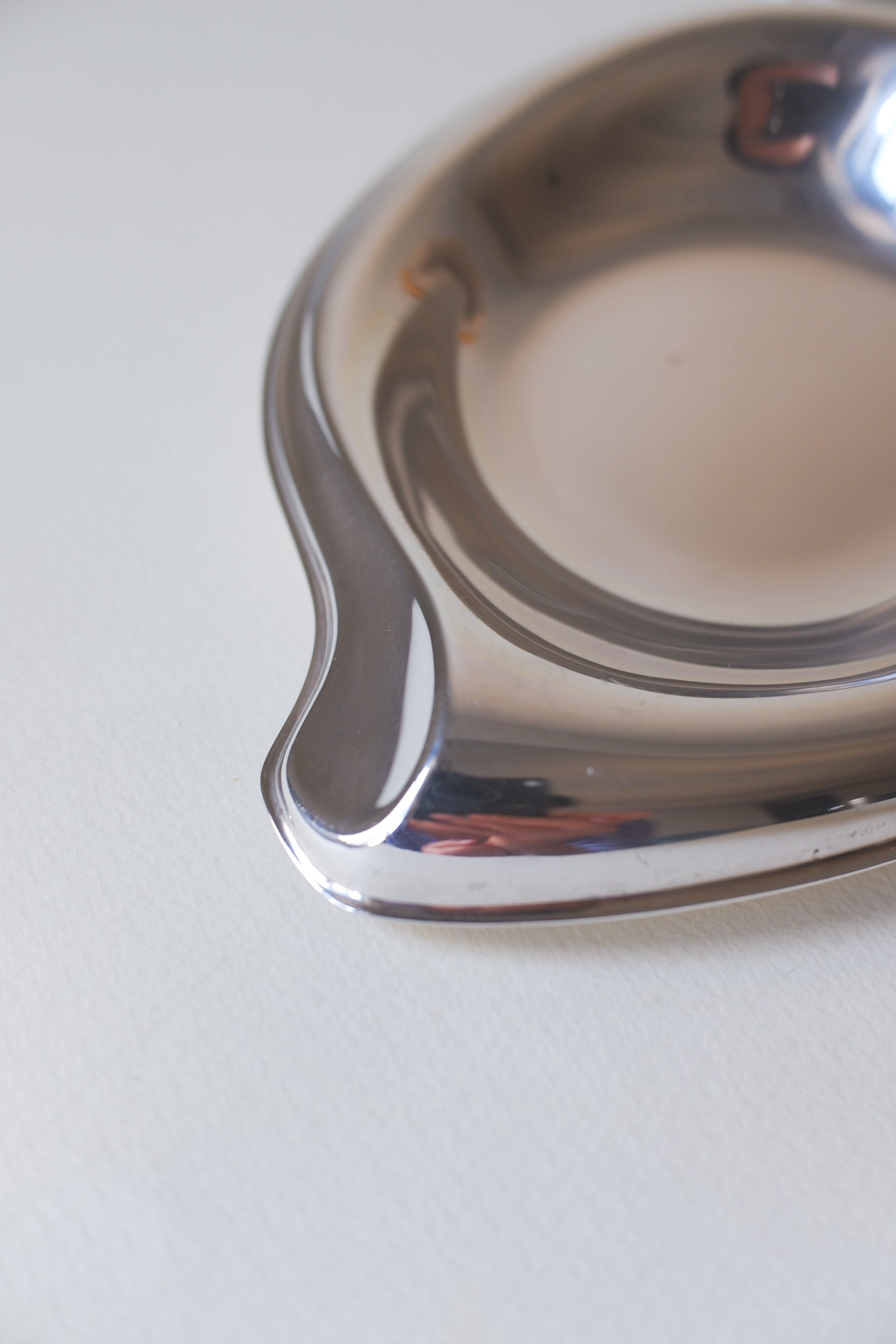 Vintage 鍍銀水滴形映光盤