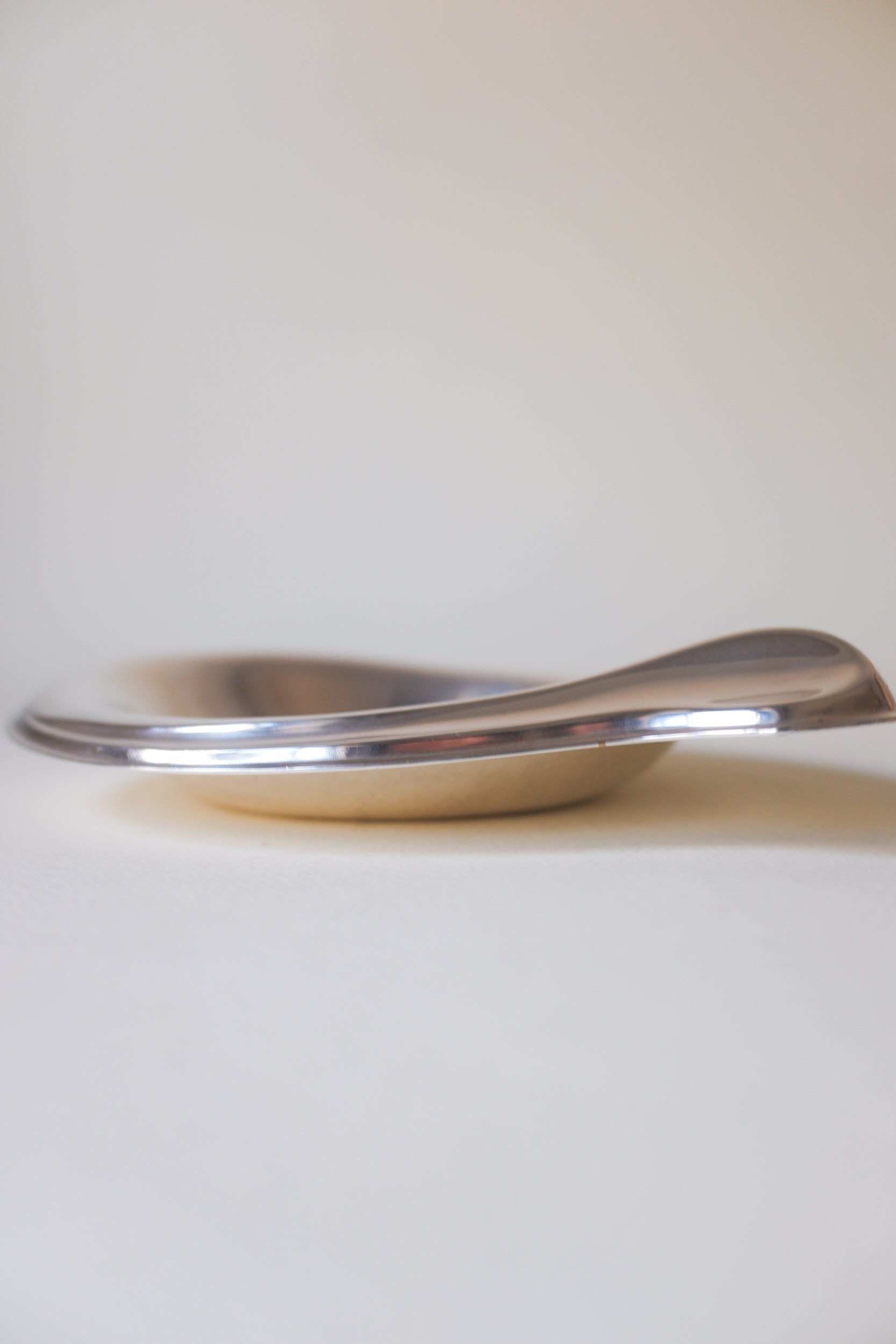 Vintage 鍍銀水滴形映光盤